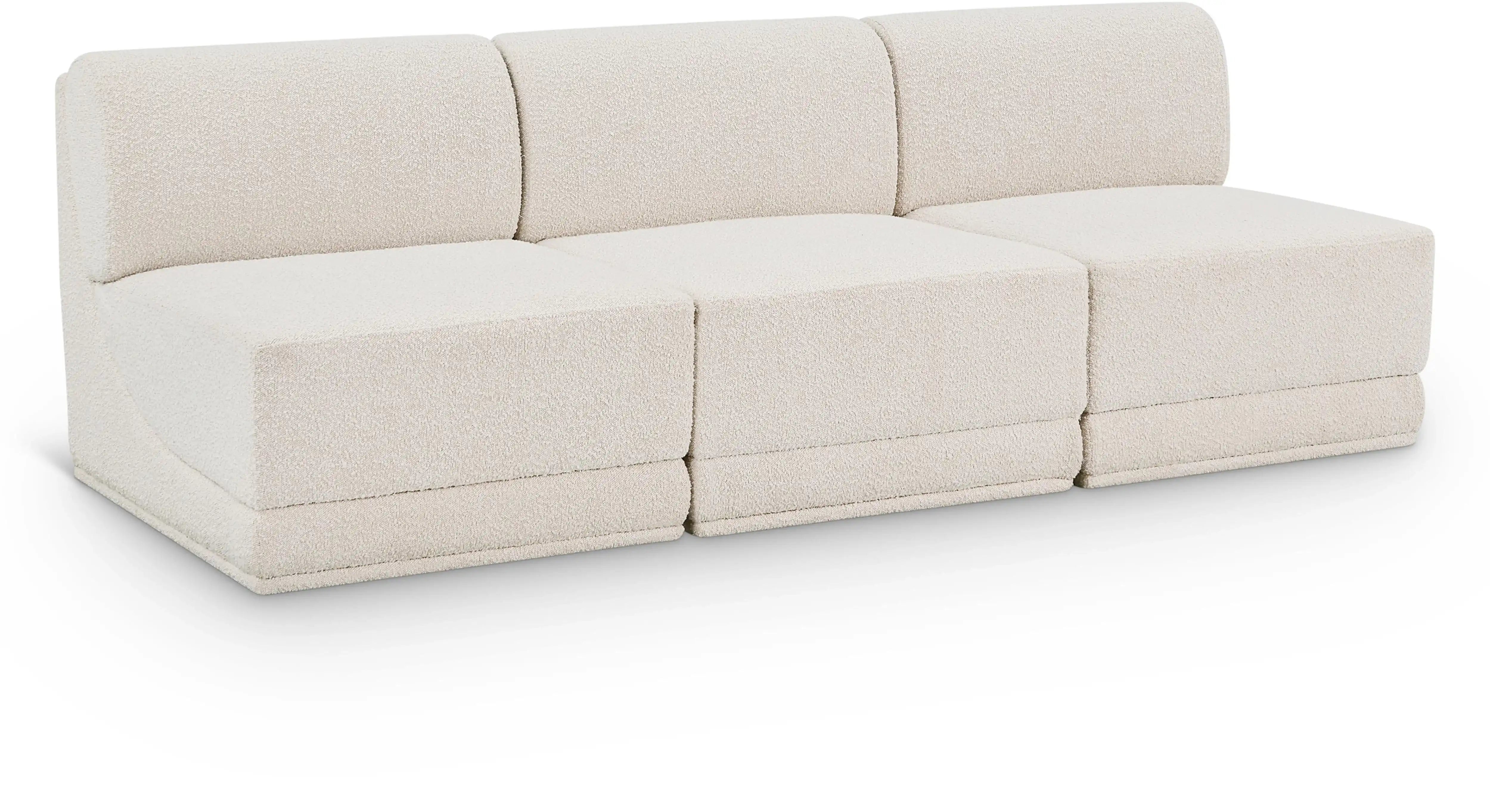 Ollie - 3 Seat Armless Modular Sofa - Best Buy Furniture