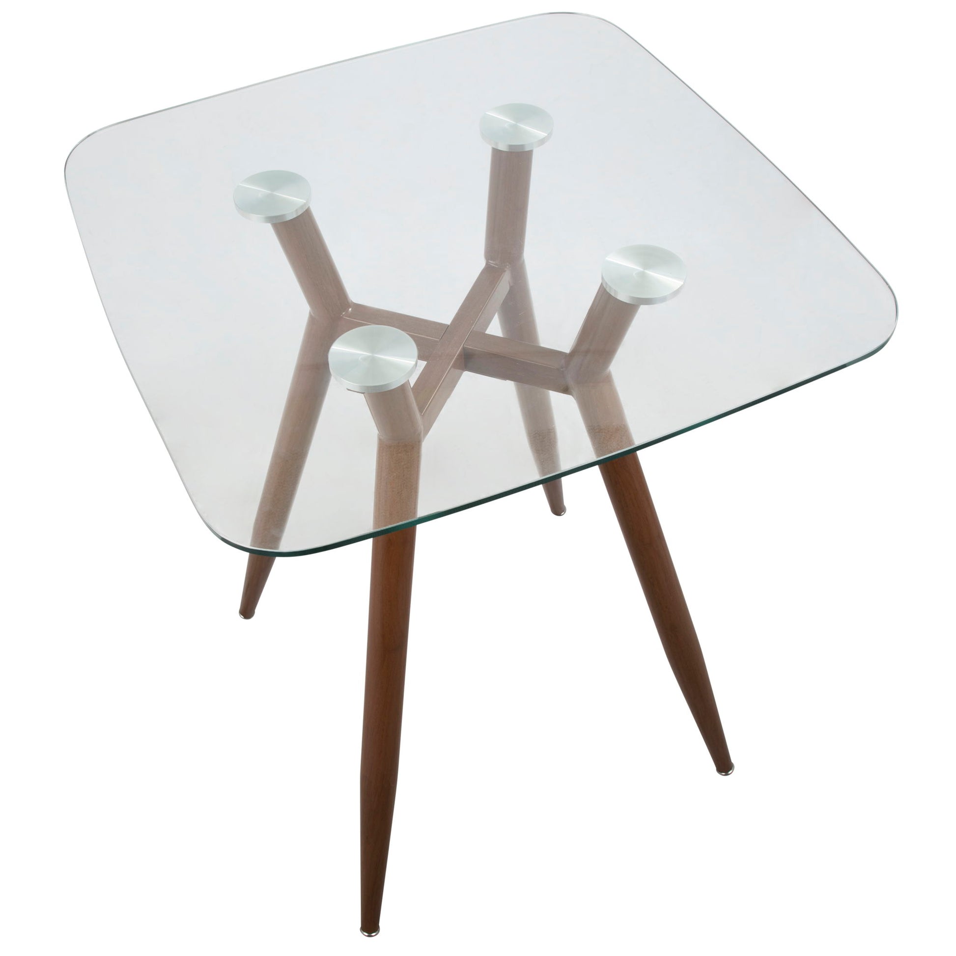Clara - Mid Century Modern Square Table - Best Buy Furniture