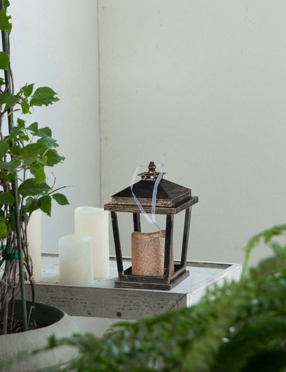 Menifee - Lantern With Led Candle (Set of 2) - Best Buy Furniture