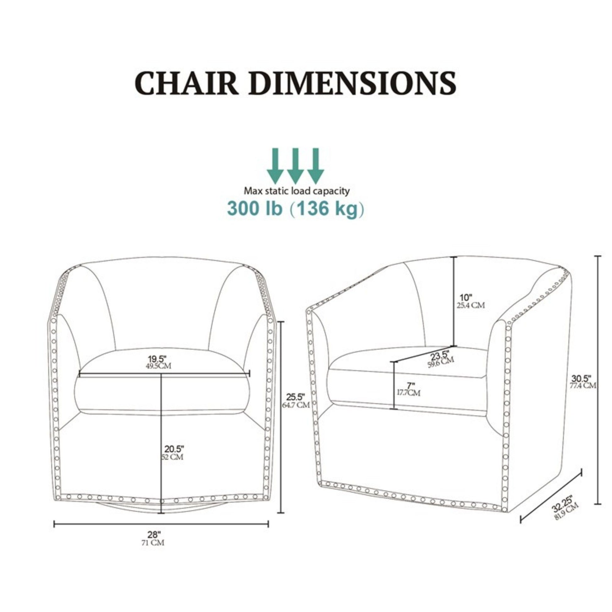 Luxurious Chair With 360 Degree Rotation - Best Buy Furniture