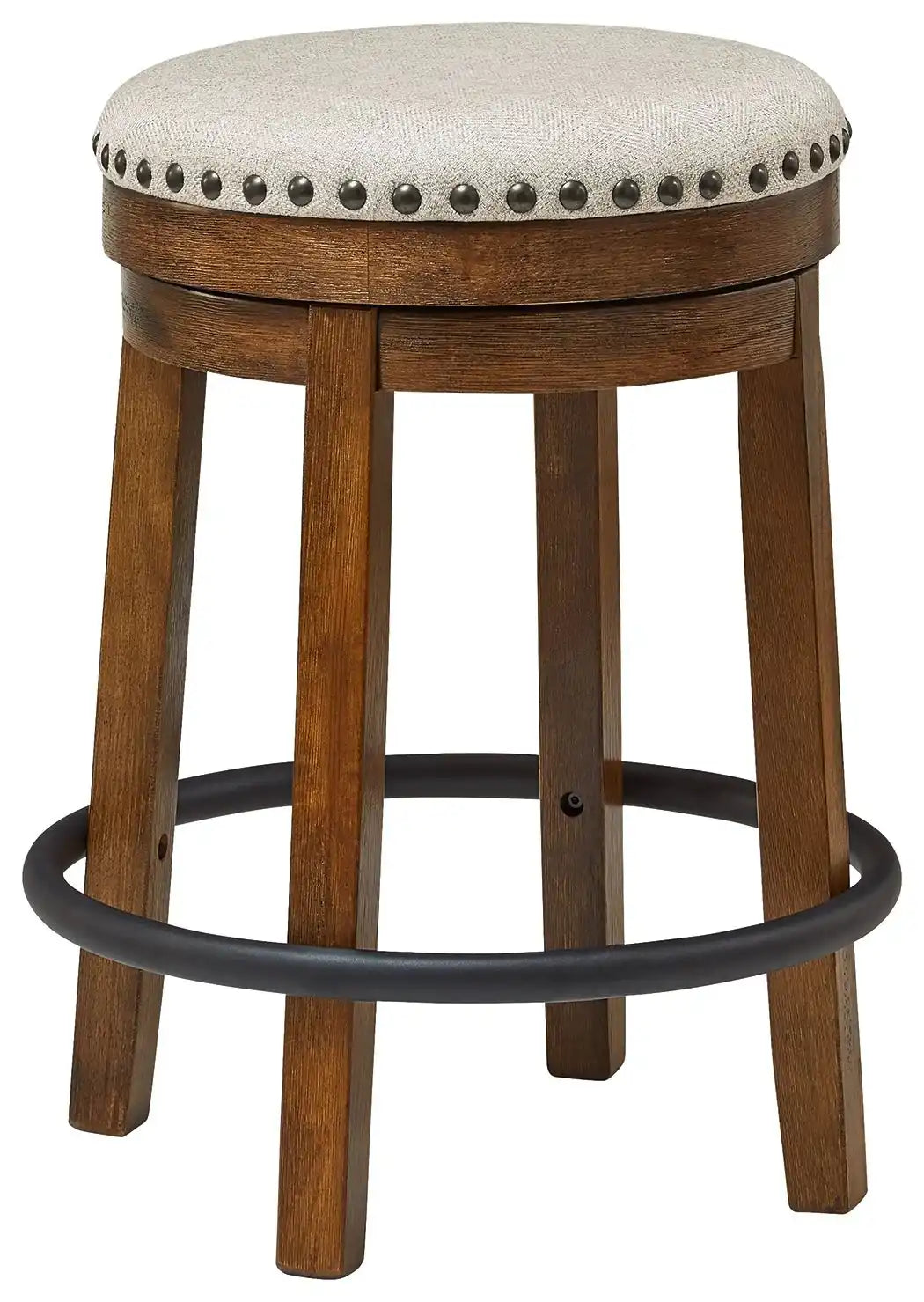 Valebeck - Upholstered Swivel Stool - Best Buy Furniture