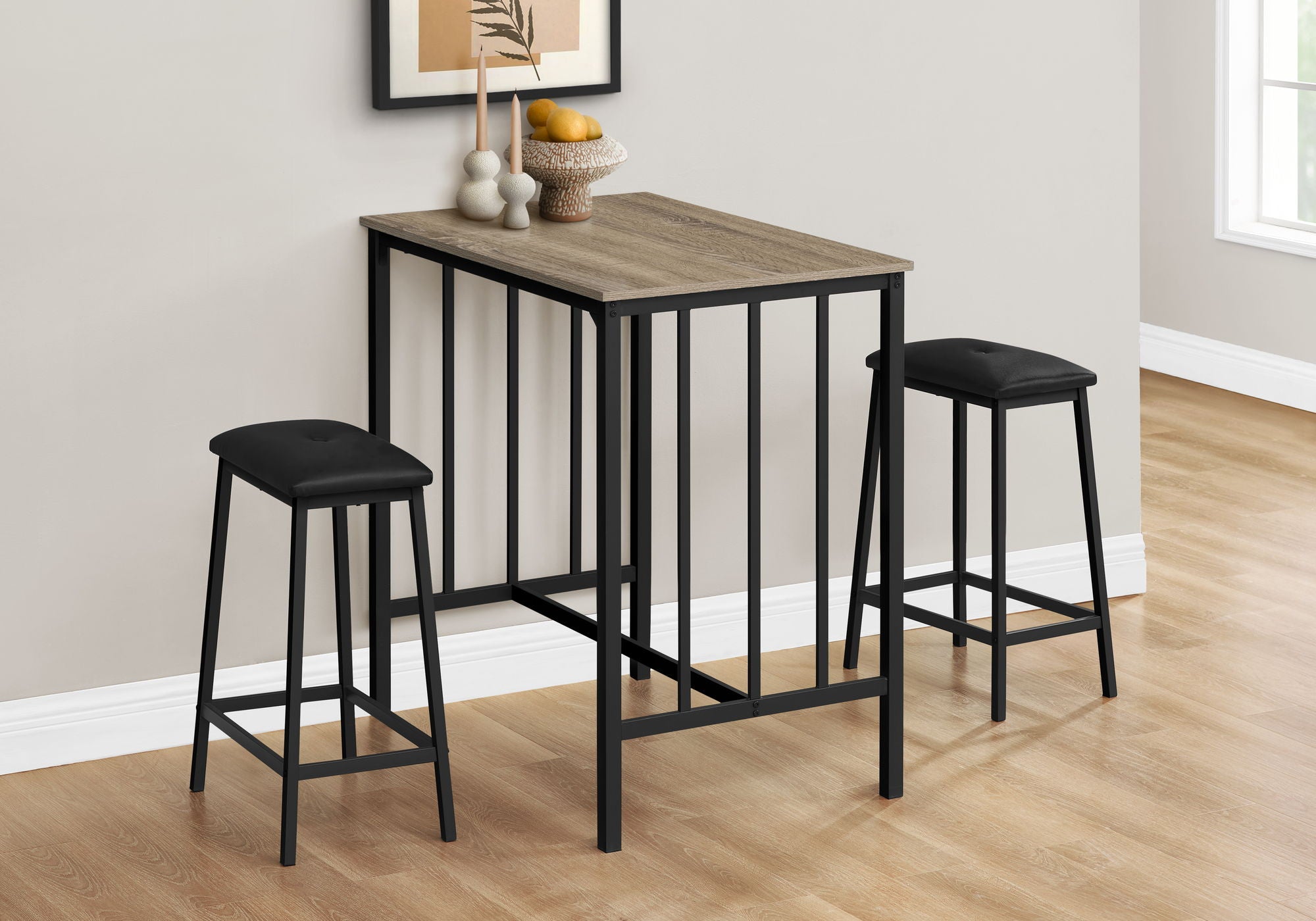 3 Pieces Dining Set, Counter Height, Rectangular, Small, Contemporary & Modern - Best Buy Furniture
