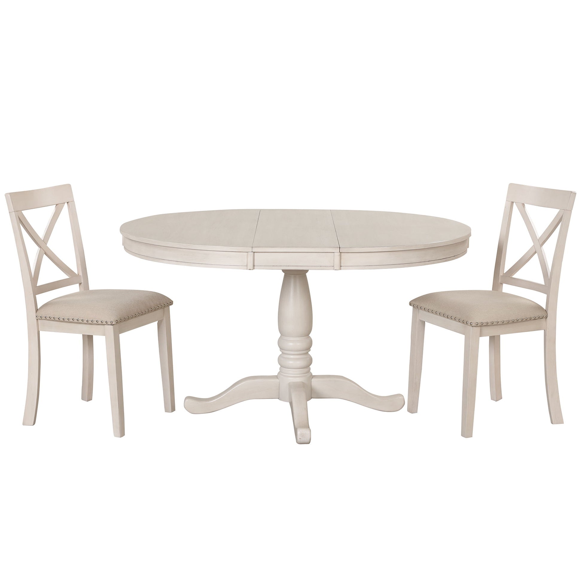 Modern Dining Table Set For 4, Round Table And 4 Kitchen Room Chairs, 5 Piece Kitchen Table Set For Dining Room, Dinette, Breakfast Nook - Best Buy Furniture