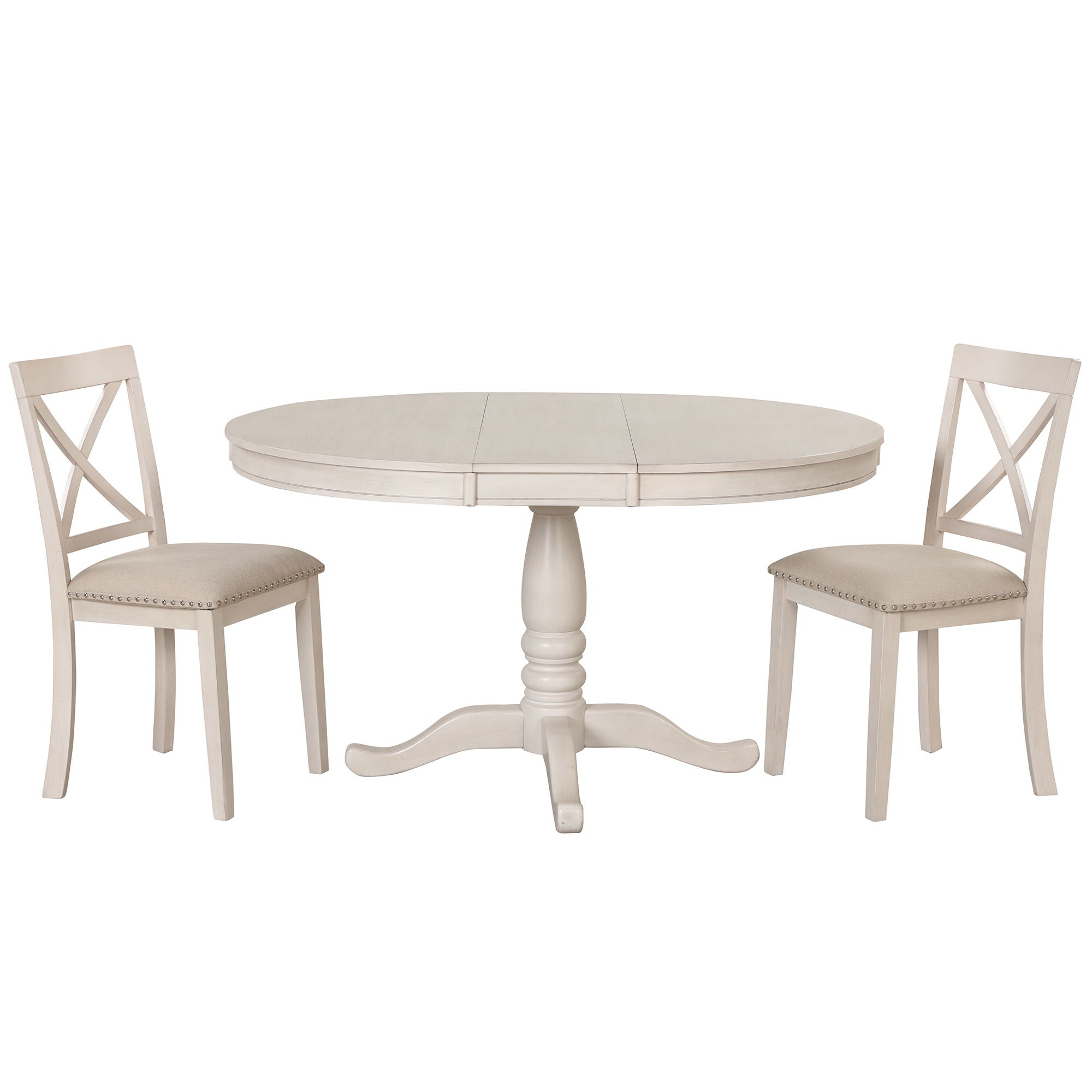 Modern Dining Table Set For 4, Round Table And 4 Kitchen Room Chairs, 5 Piece Kitchen Table Set For Dining Room, Dinette, Breakfast Nook - Best Buy Furniture