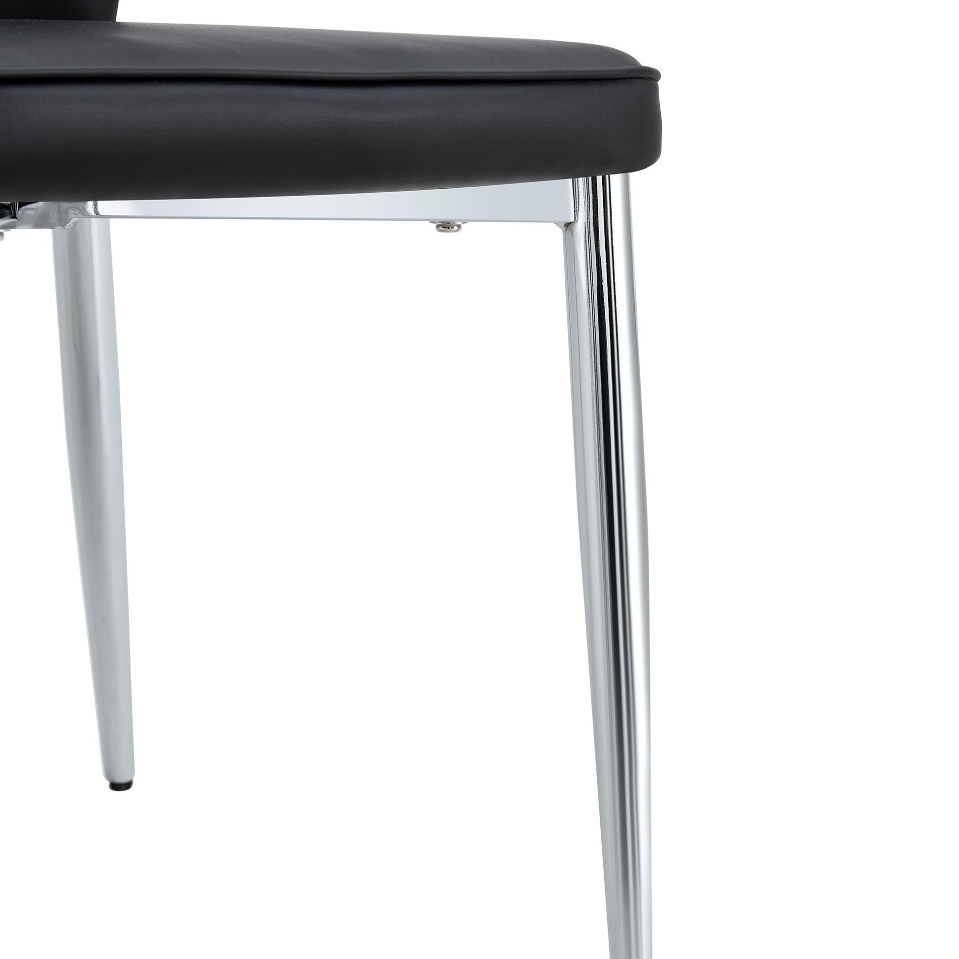 Modern Middle Ages Style Dining Chairs With Cushions And Metal Legs - Best Buy Furniture