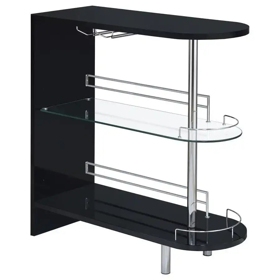 Adolfo - Rectangular 2-Tier Home Bar Table - Best Buy Furniture