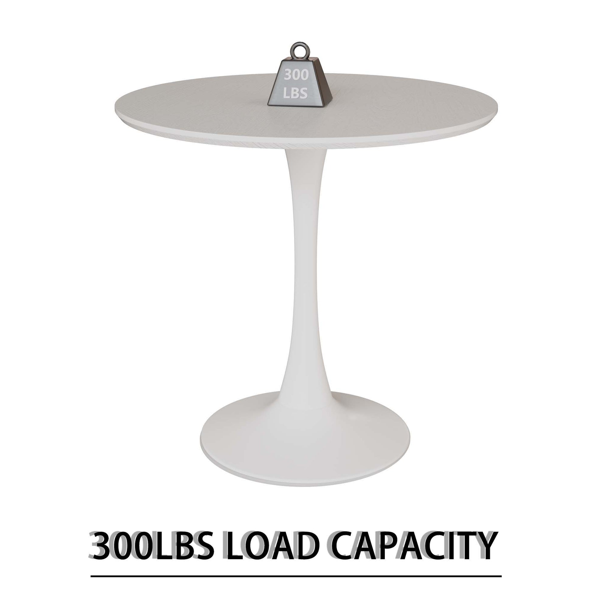 Round Dining Table Set With Tulip Design And 2 Chairs - Best Buy Furniture