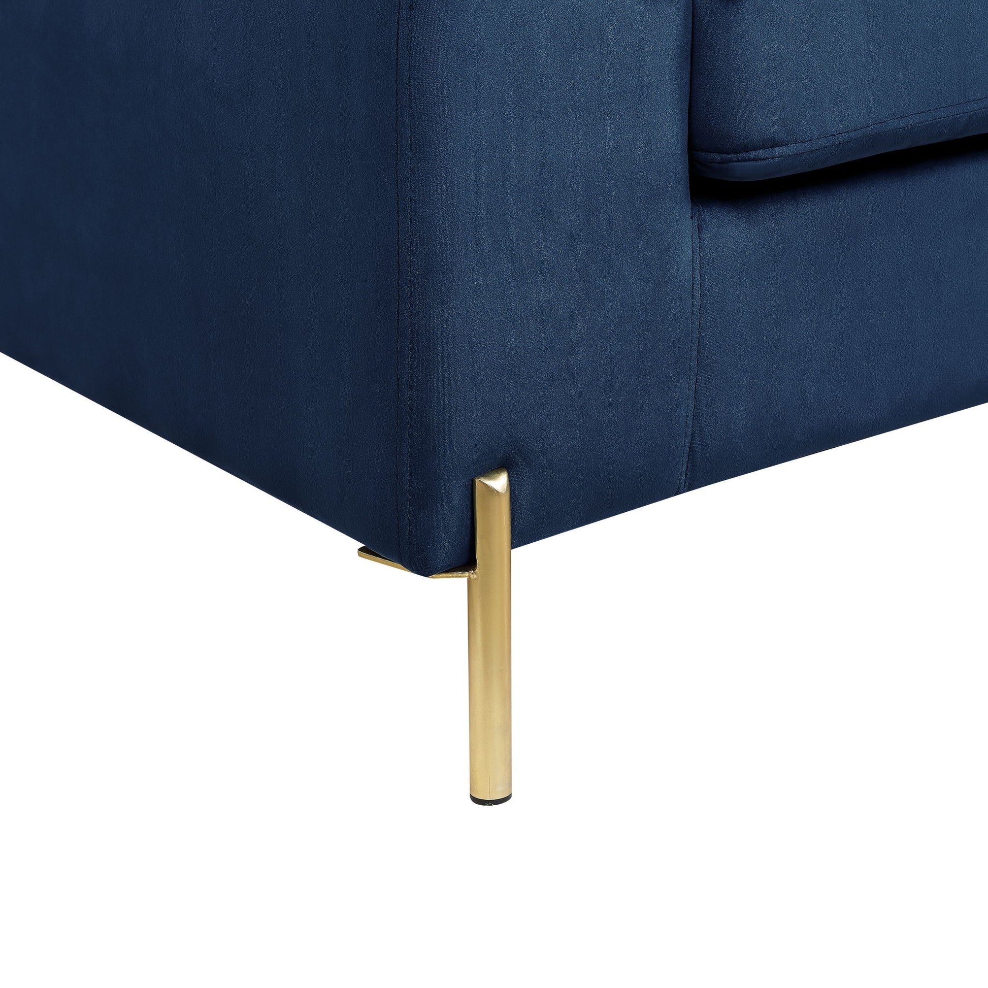 Shannon - Velvet Sectional Sofa With Chaise - Best Buy Furniture