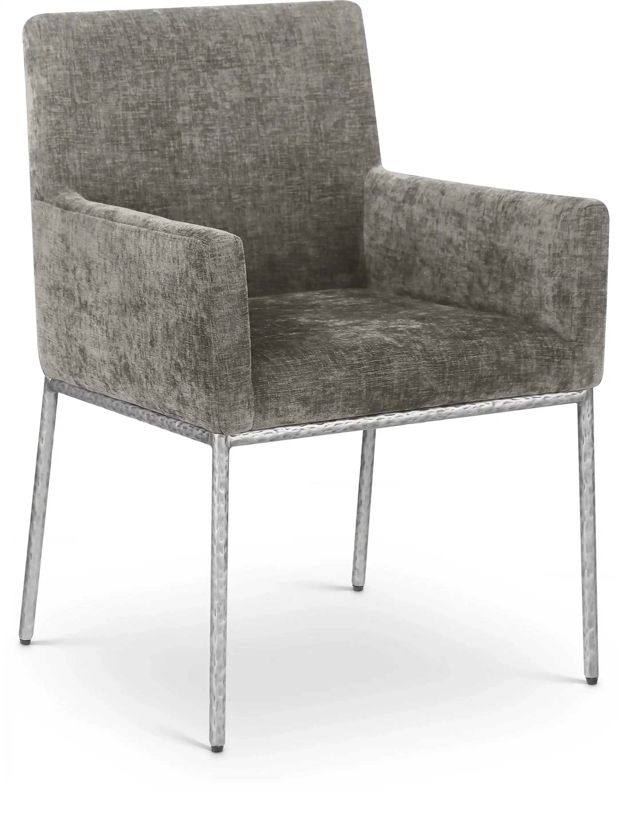Reeves - Dining Chair With Silver Legs (Set of 2) - Best Buy Furniture