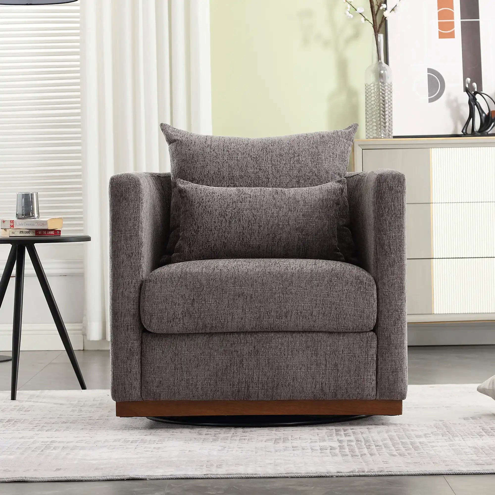 COOLMORE Swivel Barrel Chair - Best Buy Furniture
