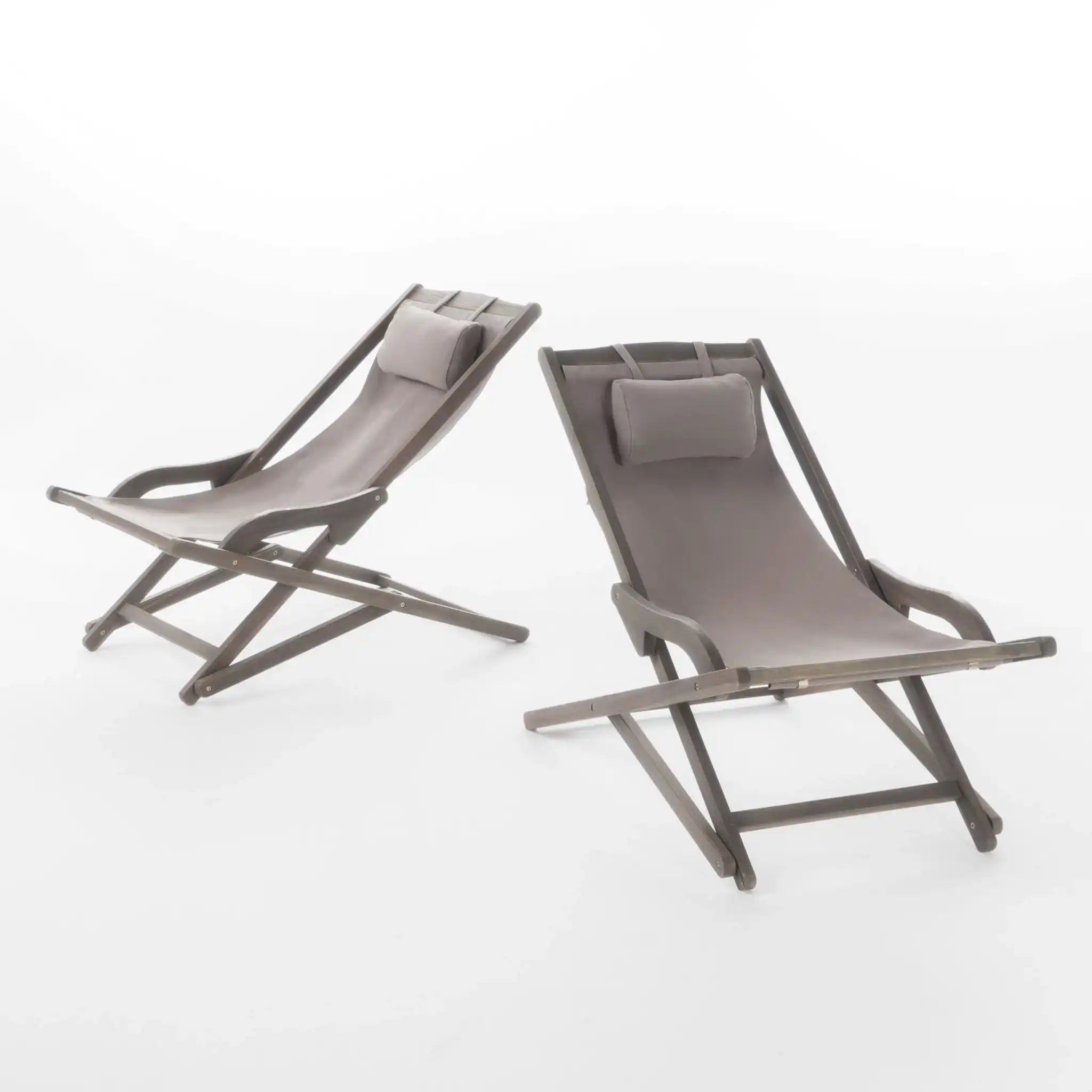 Arcadia - Outdoor Sling Chair With Pillow - Best Buy Furniture