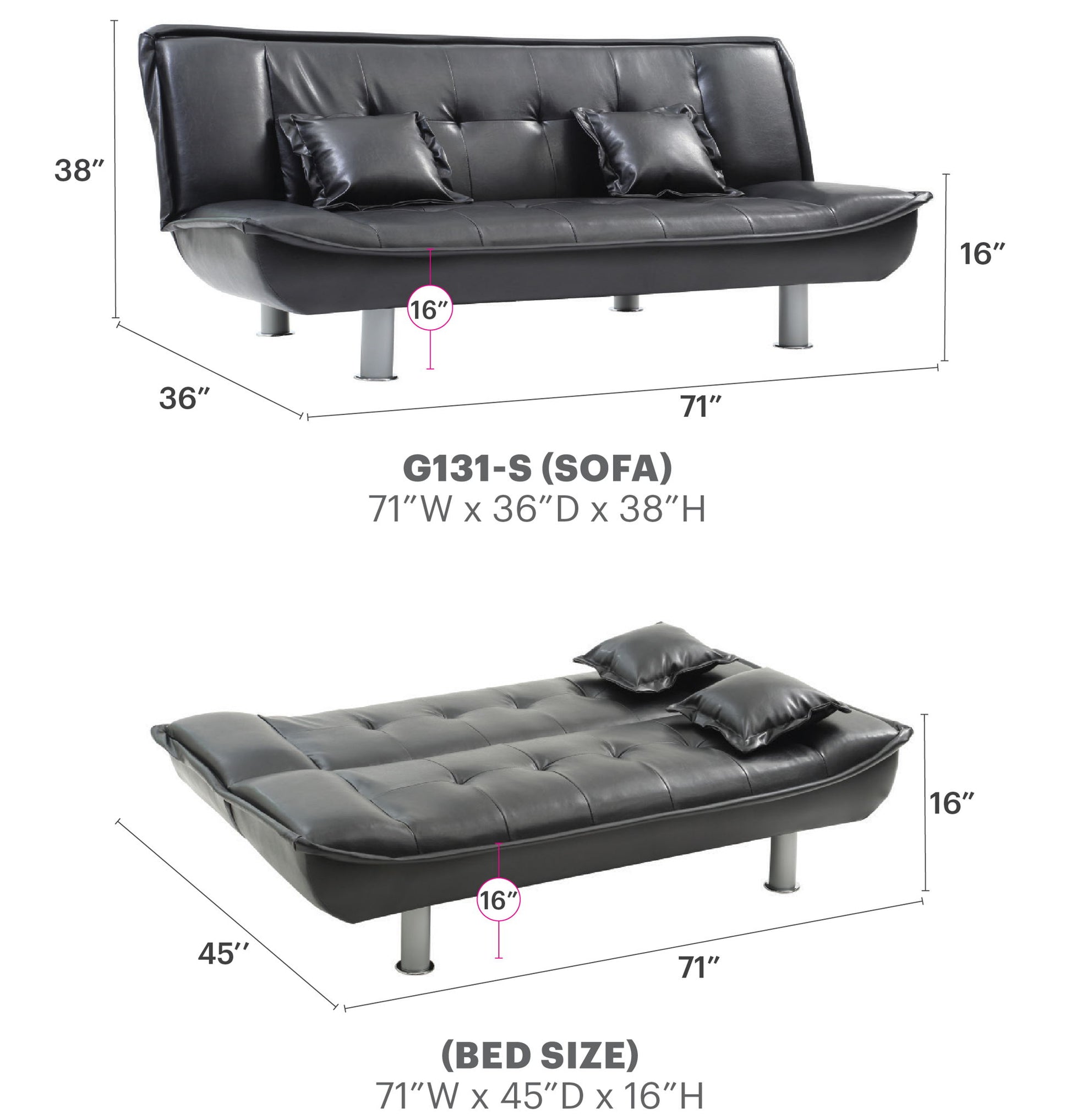 Lionel - Sofa Bed - Best Buy Furniture