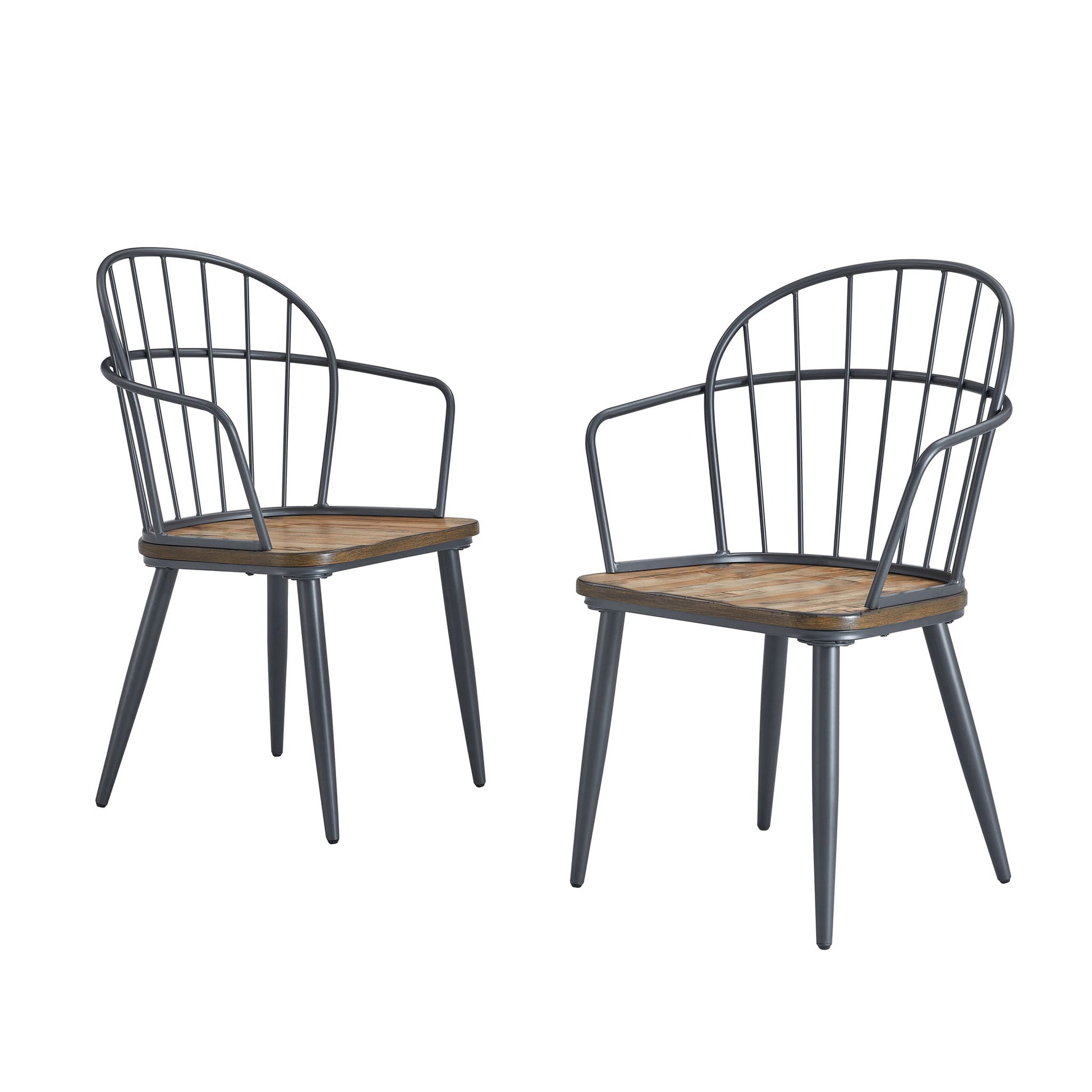 Contemporary Indoor Dining Set With Metal Legs, Birch, And Metal - Black / Natural - Best Buy Furniture