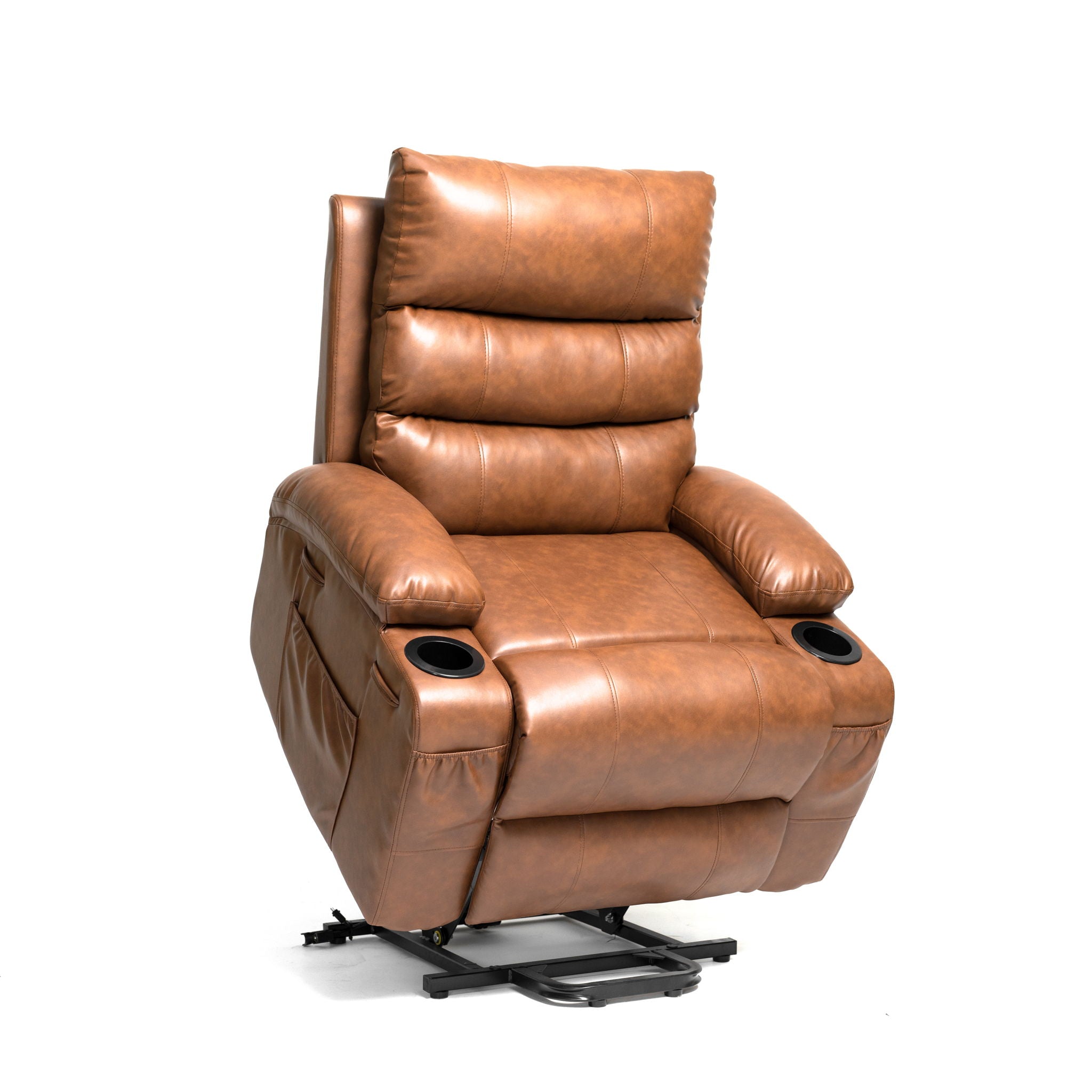 Large Size Electric Power Lift Recliner Chair Sofa With 8 Point Vibration Massage And Lumbar Heat - Best Buy Furniture