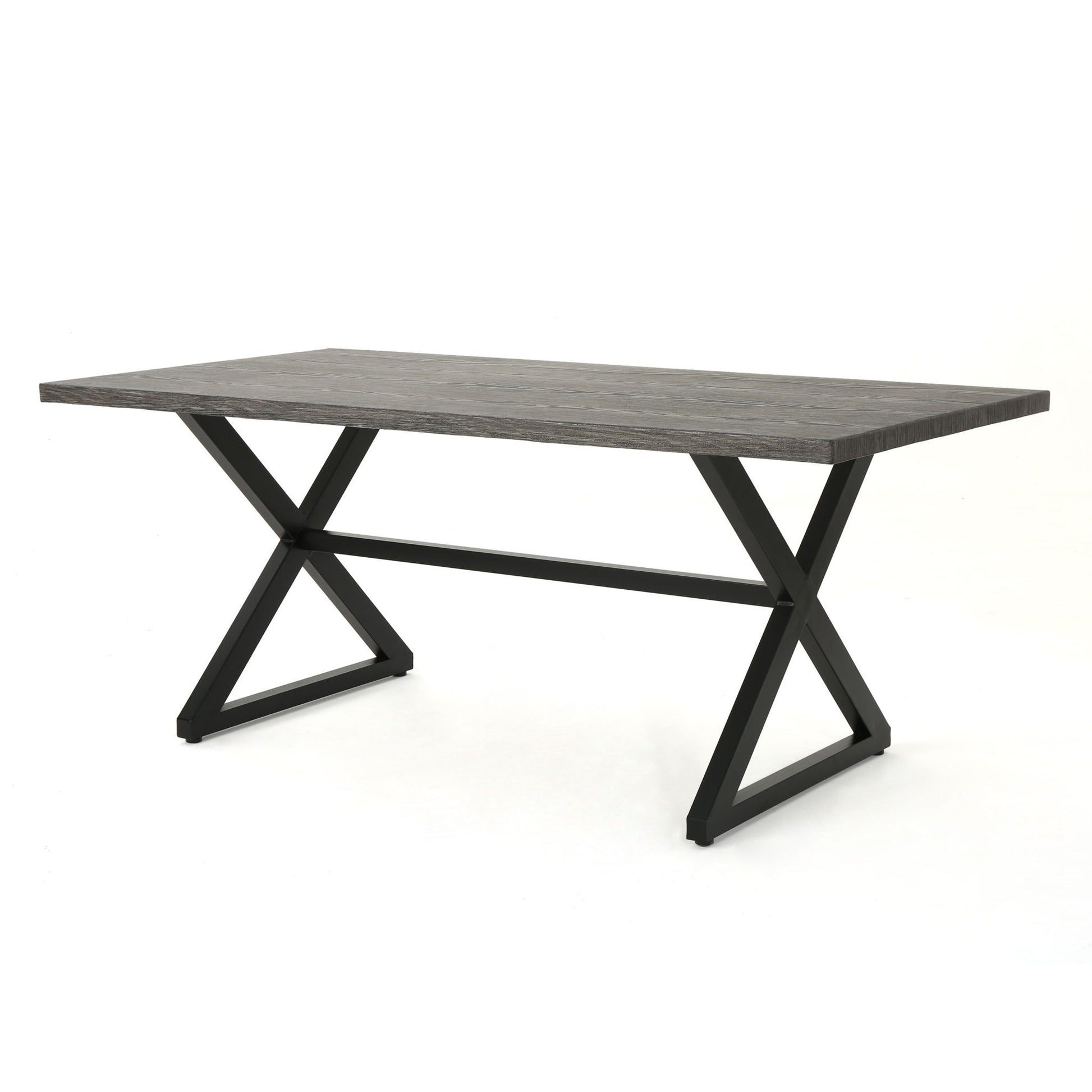Rolando - Outdoor Aluminum Dining Table With Steel Frame - Best Buy Furniture