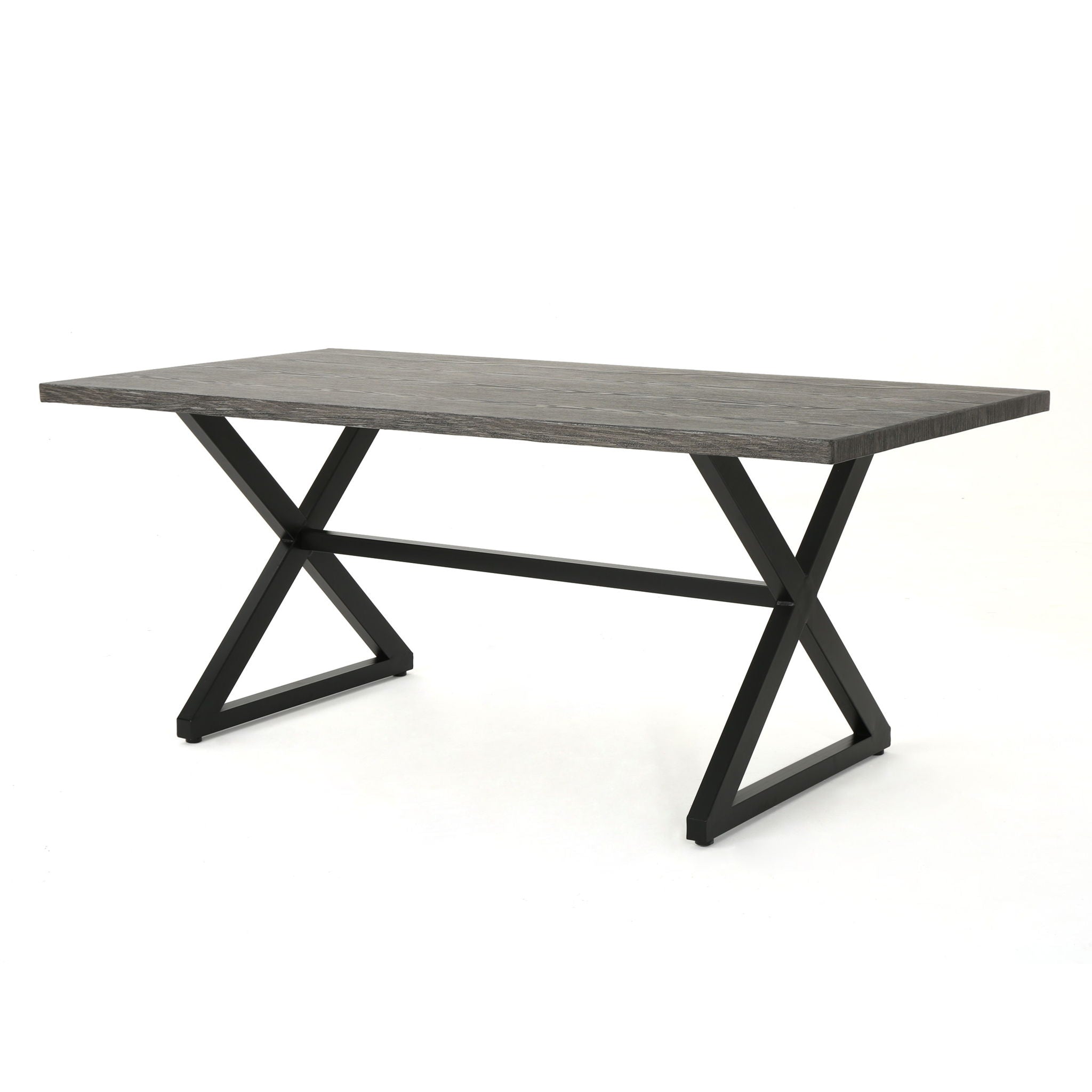 Rolando - Outdoor Aluminum Dining Table With Steel Frame - Best Buy Furniture