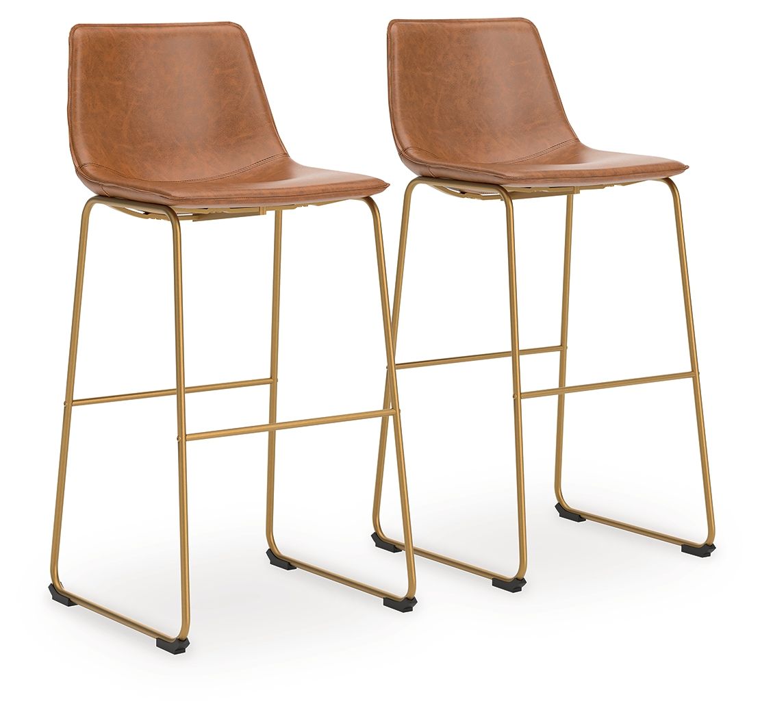 Ciabori - Tall Upholstered Barstool (Set of 2) - Best Buy Furniture