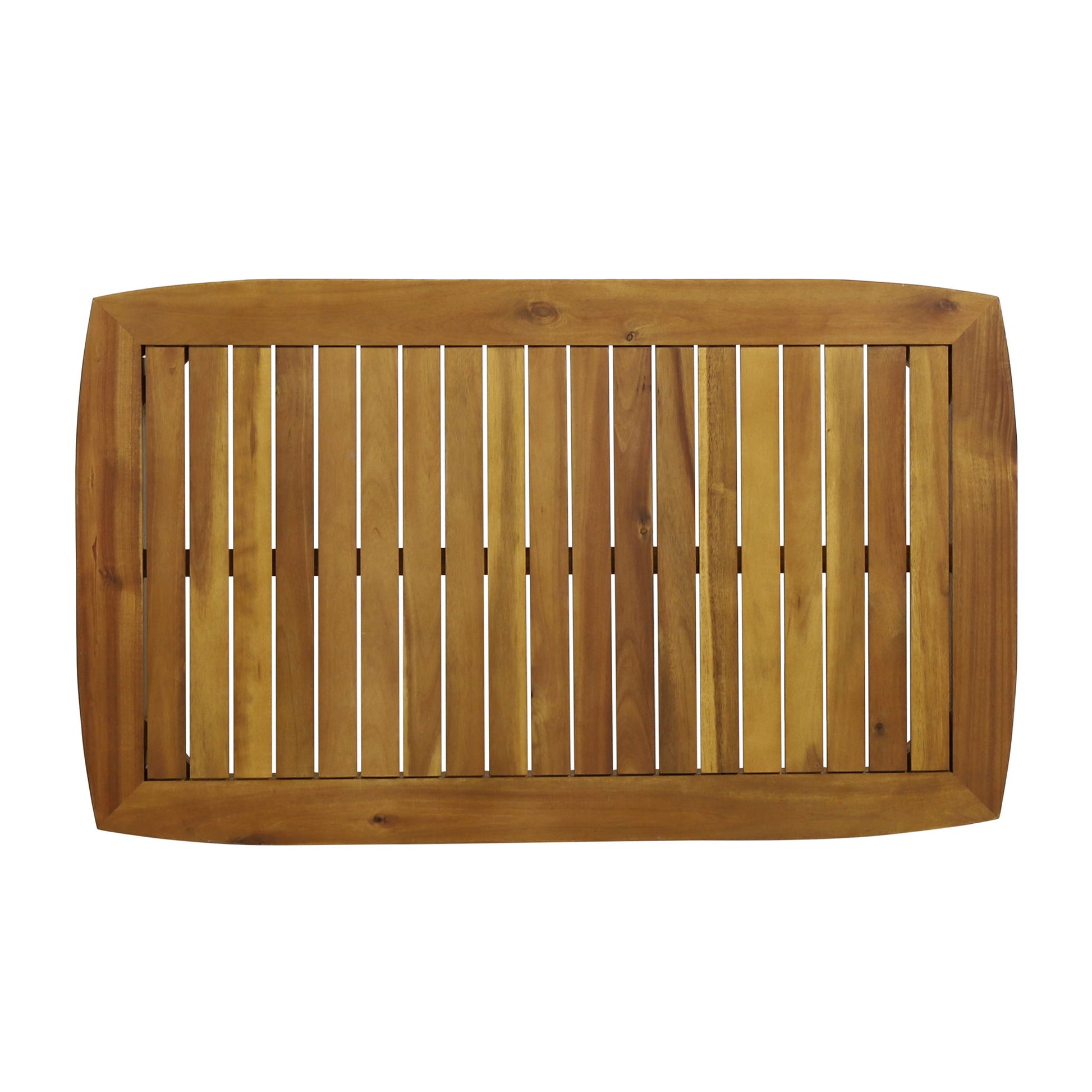 Outdoor Acacia Wood Loveseat Set With Coffee Table - Best Buy Furniture