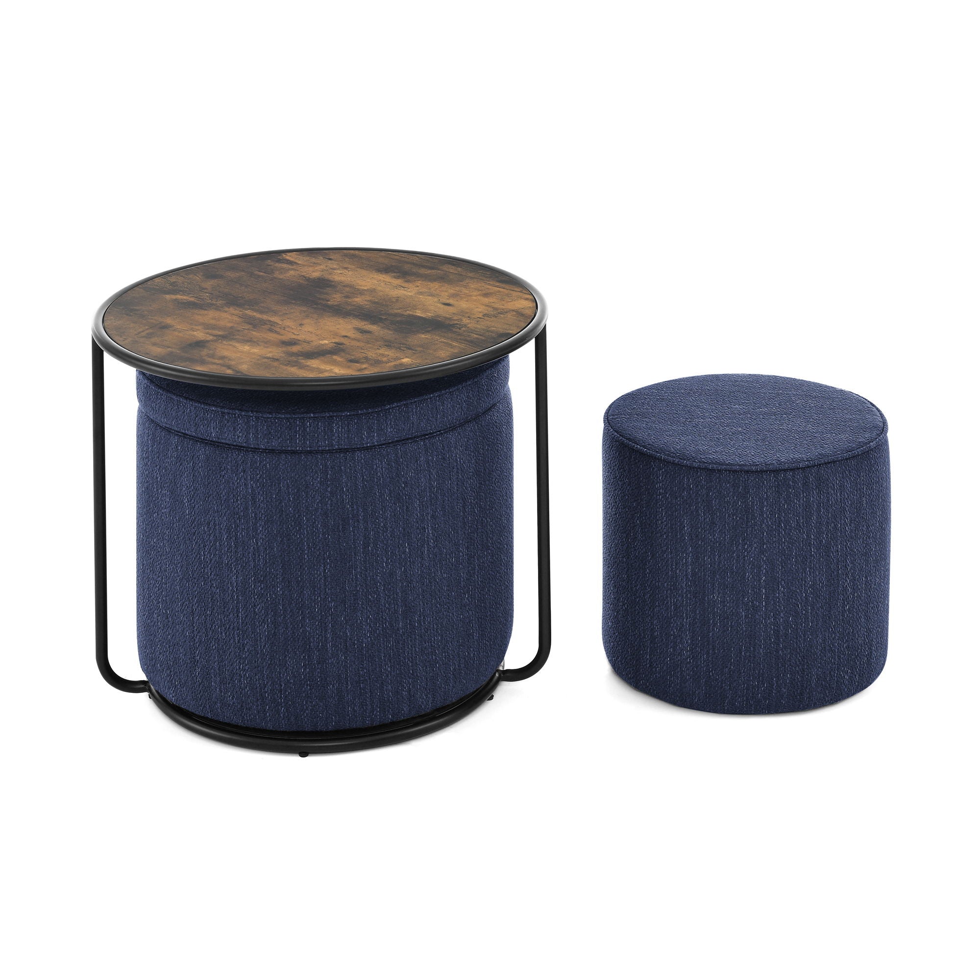Multi Functional Ottoman And Table Set With Drum Stool - Best Buy Furniture