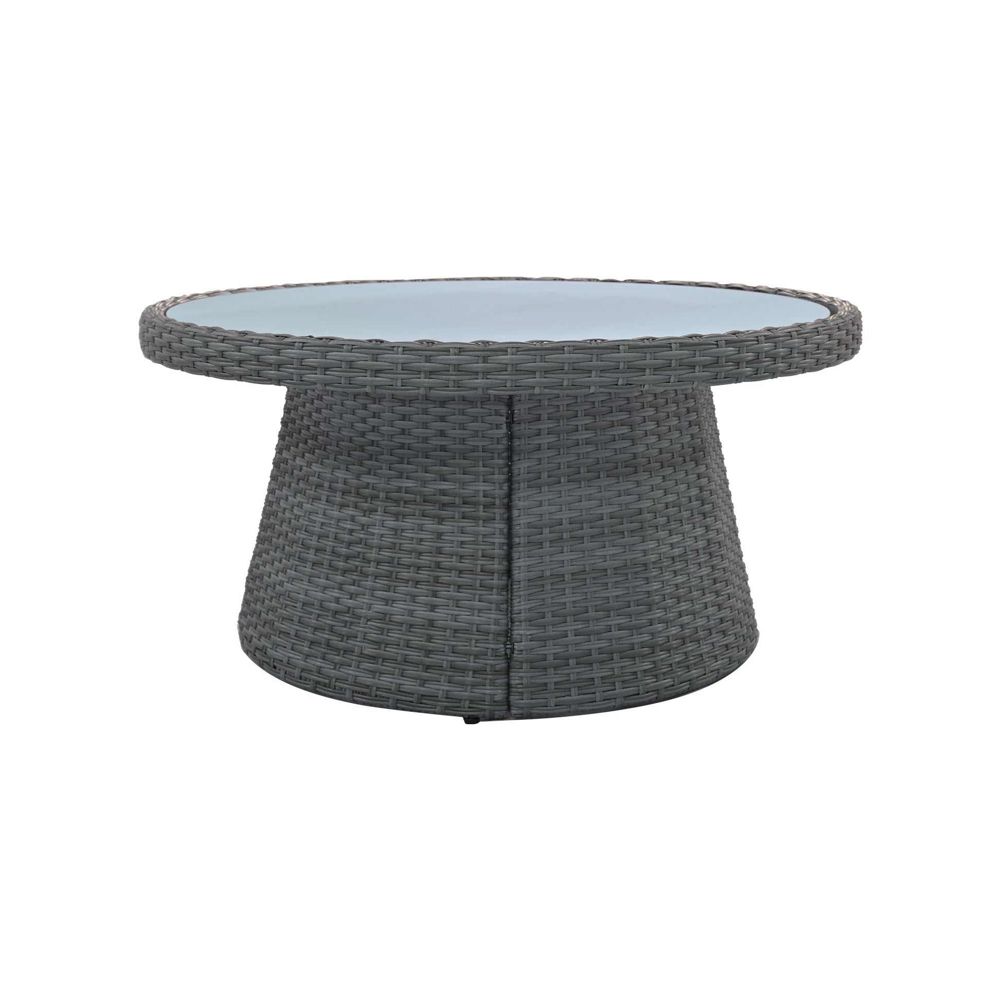 10 Piece Outdoor Sectional Half Round Patio Rattan Sofa Set - Best Buy Furniture