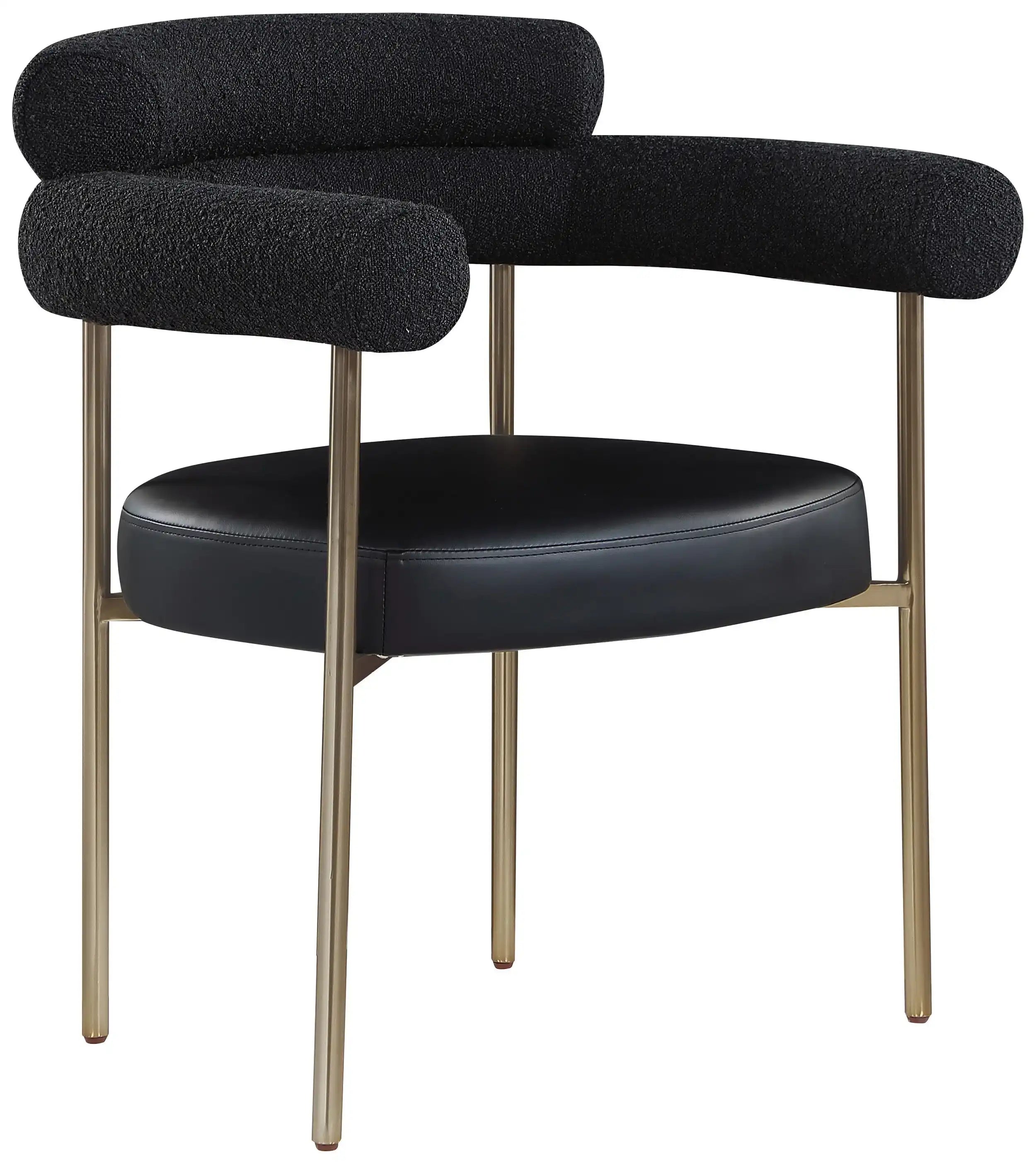 Blake - Dining Chair With Bronze Legs (Set of 2) - Best Buy Furniture