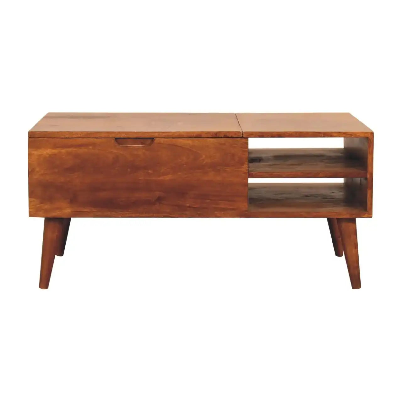 Handle Coffee Table - Chestnut - Best Buy Furniture