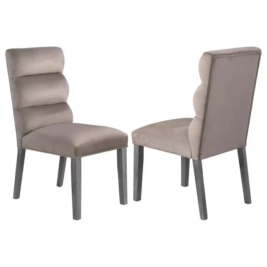 Carla - Upholstered Dining Side Chair (Set of 2) - Best Buy Furniture