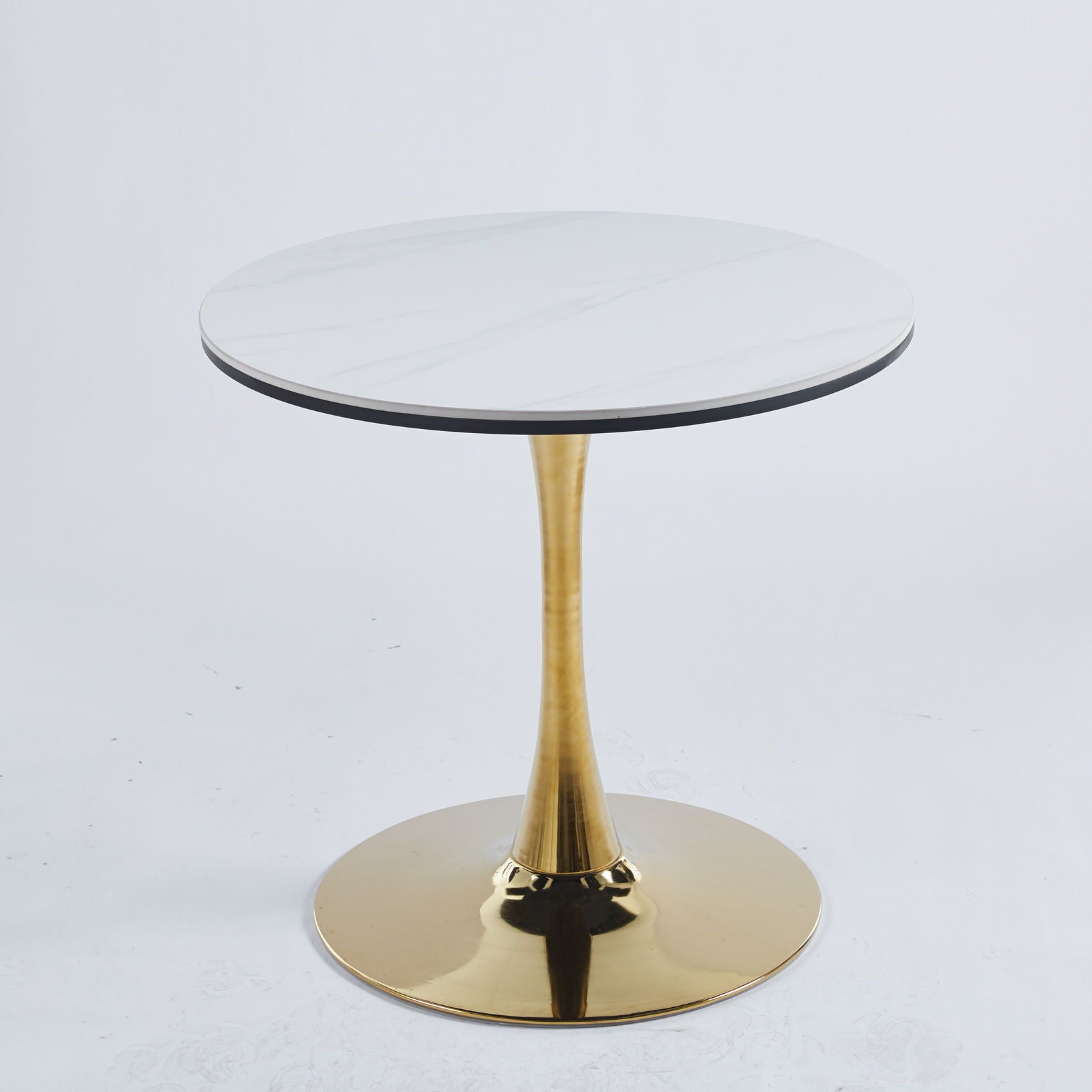 Tulip Table Mid-Century Dining Table With Round MDF Table Top, Pedestal Dining Table, End Table Leisure Coffee Table - Best Buy Furniture