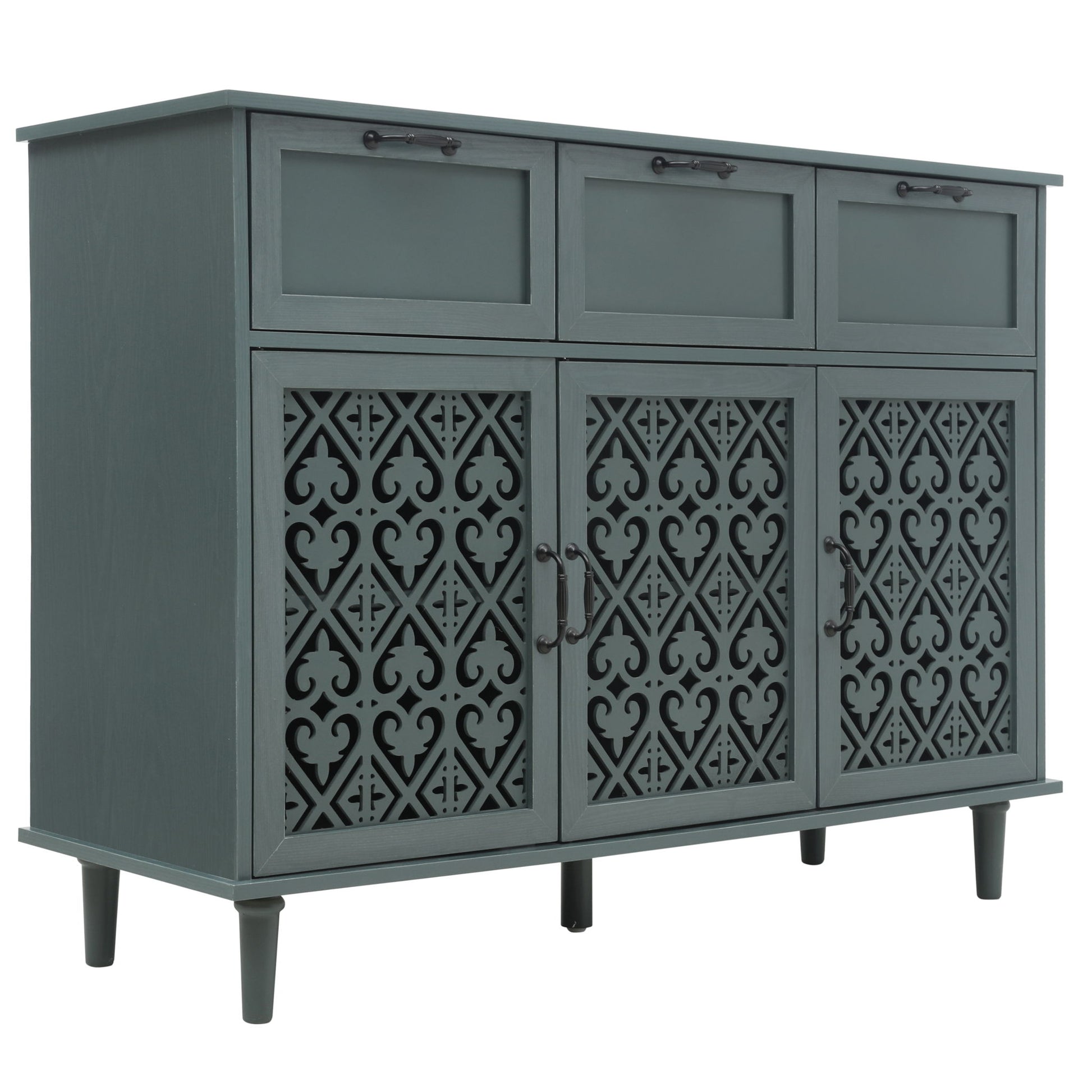 3 Door 3 Drawer Elegant Cabinet - Best Buy Furniture