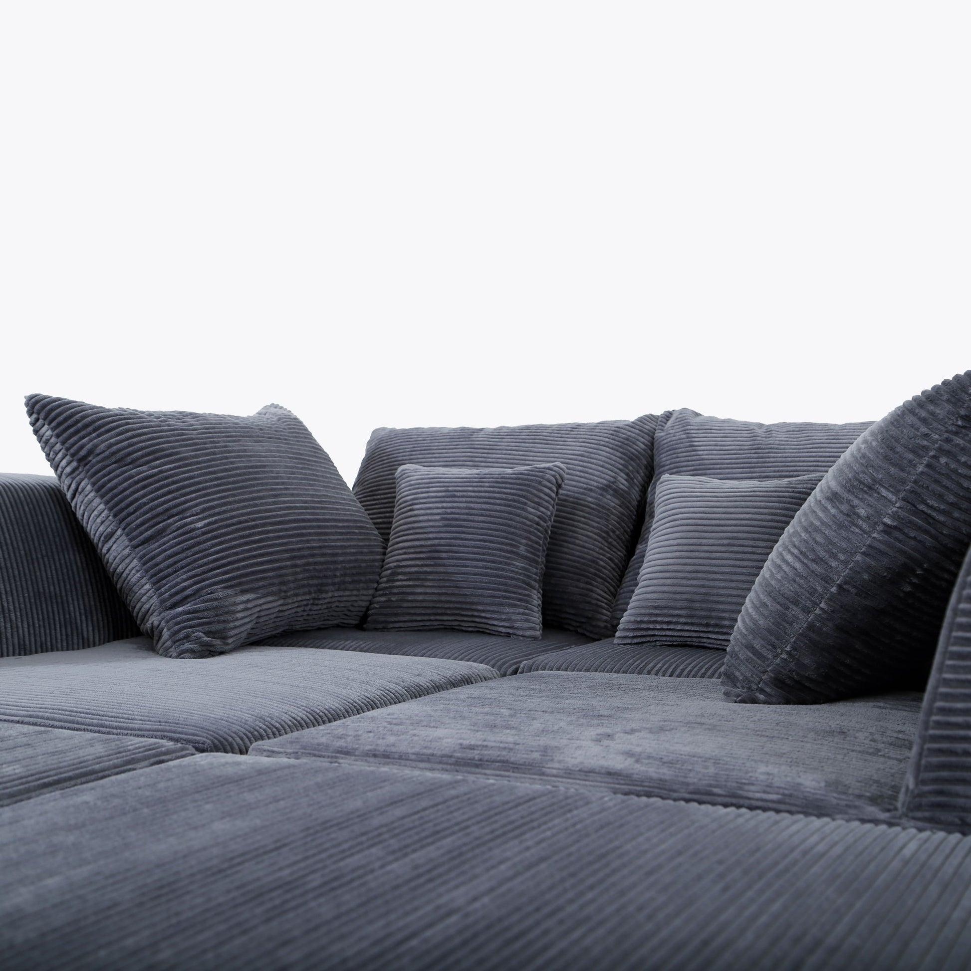 Modular Sectional Sofa, Convertible Couch With Chaise Corduroy - Best Buy Furniture