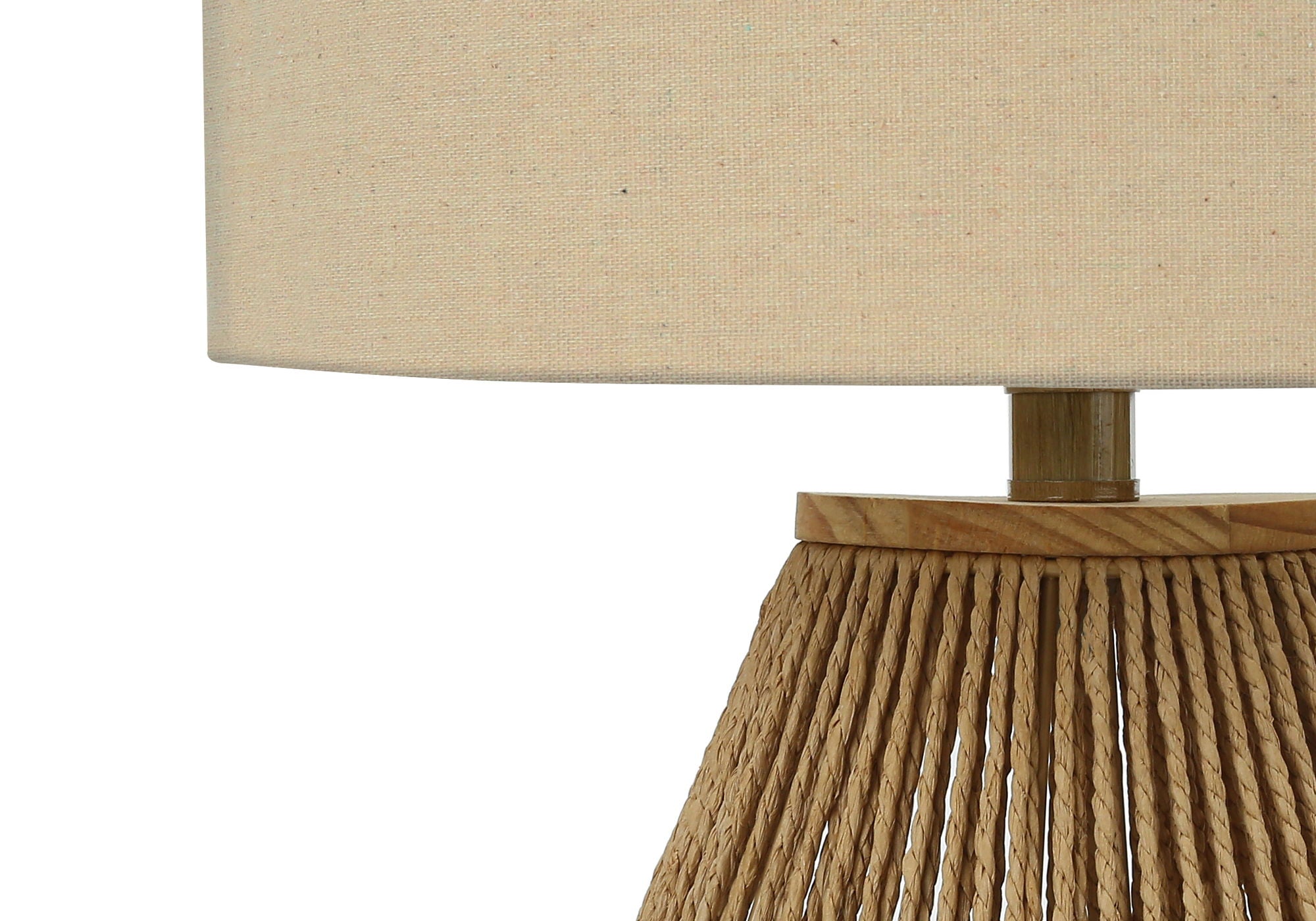 Lighting, Table Lamp, Rope, Resin, Transitional - Brown - Best Buy Furniture