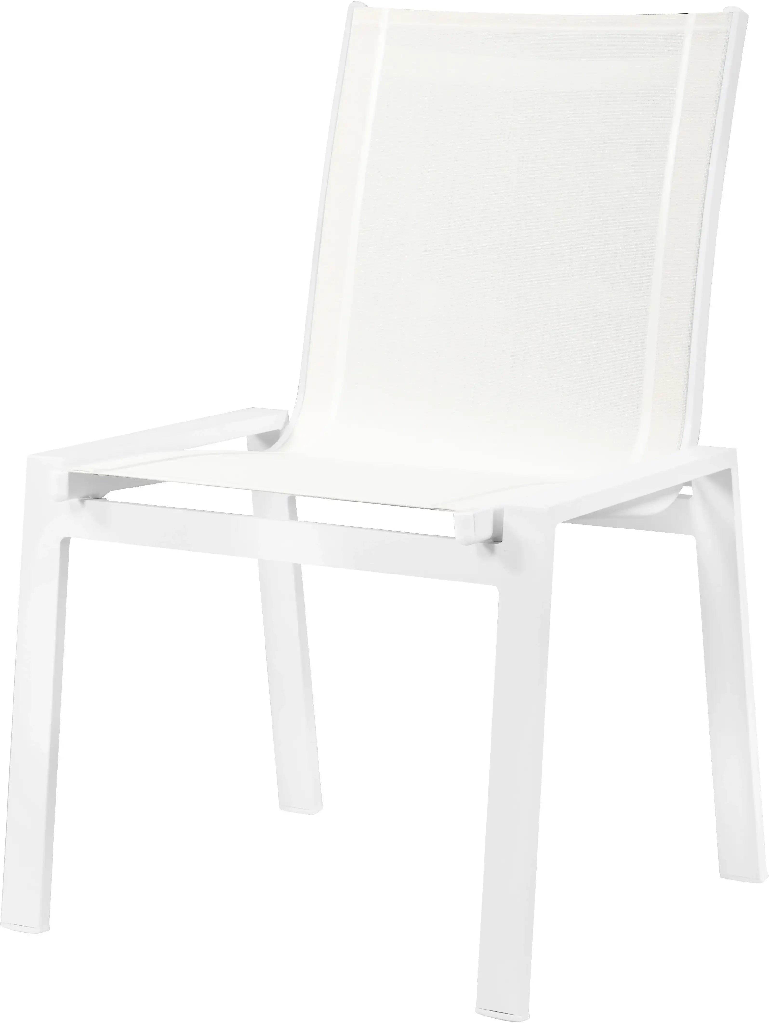 Nizuc - Outdoor Patio Dining Chair With White Frame (Set of 2) - Best Buy Furniture