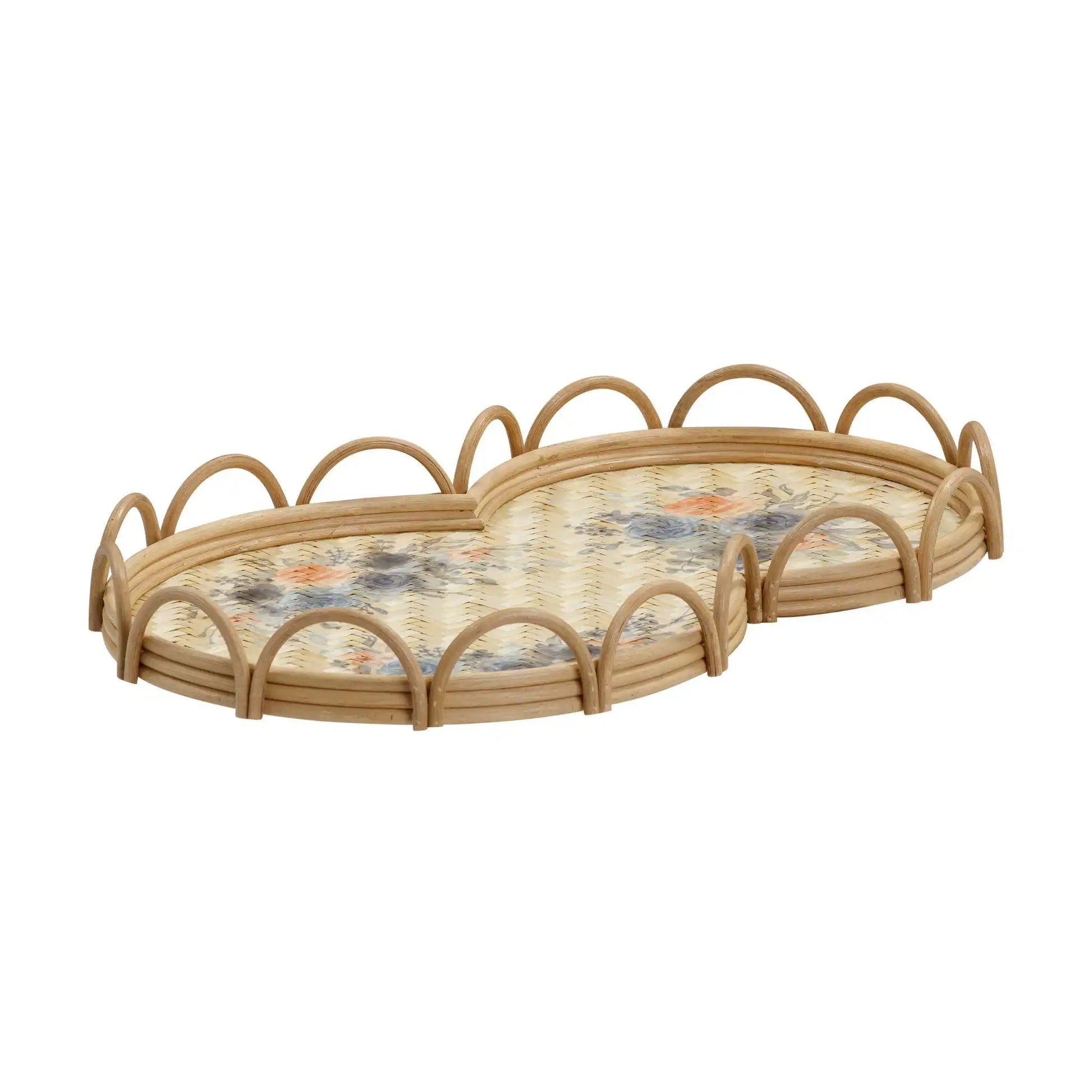 Corey - Figure Eight Bamboo Tray - Multi - Best Buy Furniture
