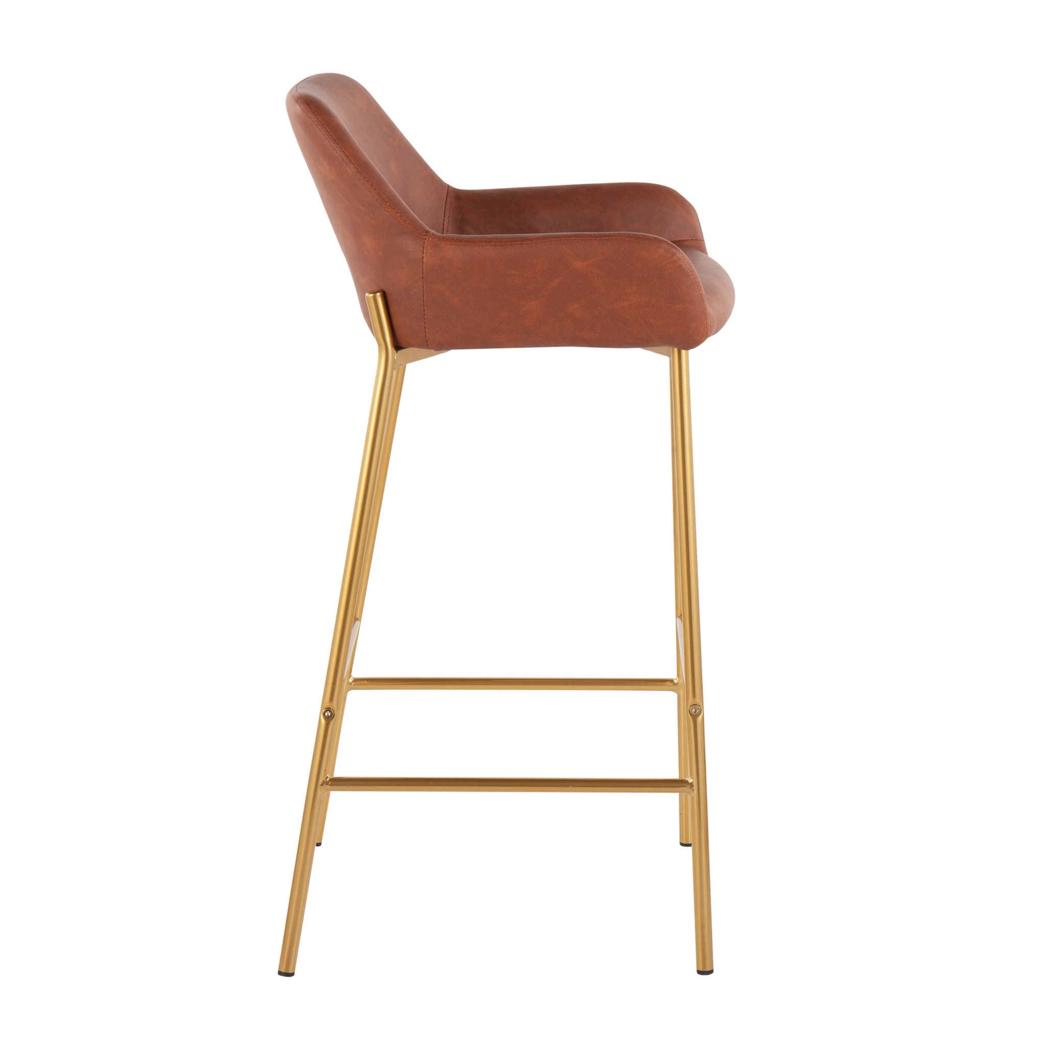 Daniella - Contemporary / Glam Fixed Height Bar Stool (Set of 2) - Best Buy Furniture