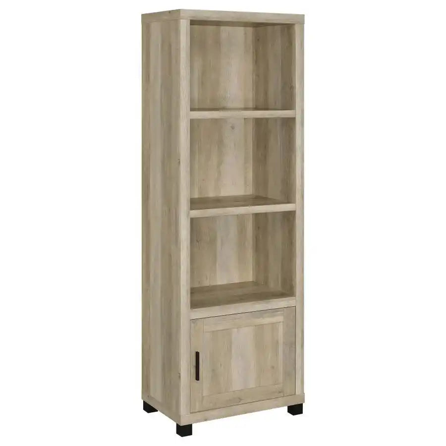 Sachin - 3-Shelf Engineered Wood Media Tower - Best Buy Furniture