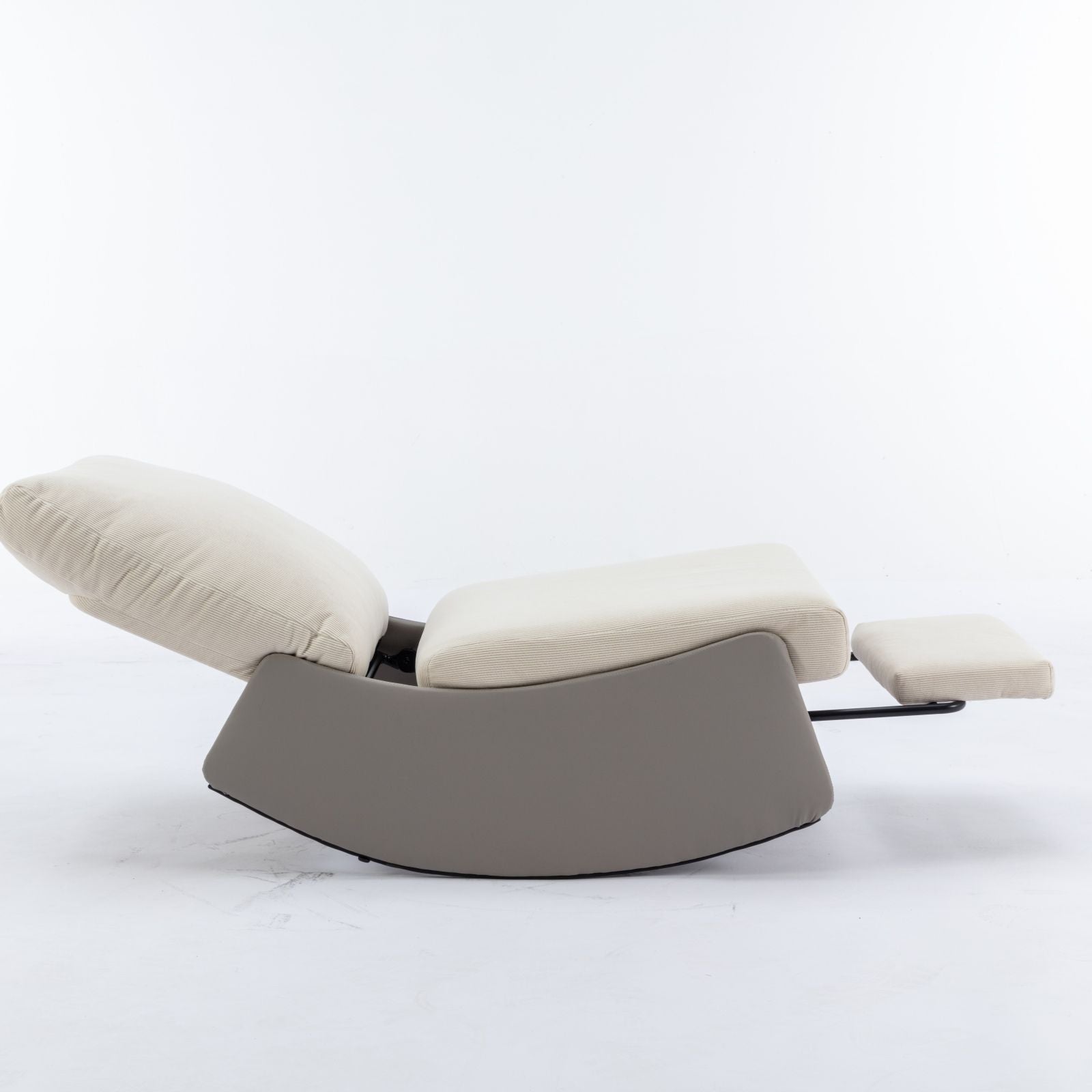 Modern Rocking Chair Recliner, Comfy Rocker Nursery Chair With Footrest, Accent Reading Chair, Upholstered Lounge Chair For Relaxing, Resting, Soft Padded Rocker For Indoor Living Room Bedroom - Best Buy Furniture