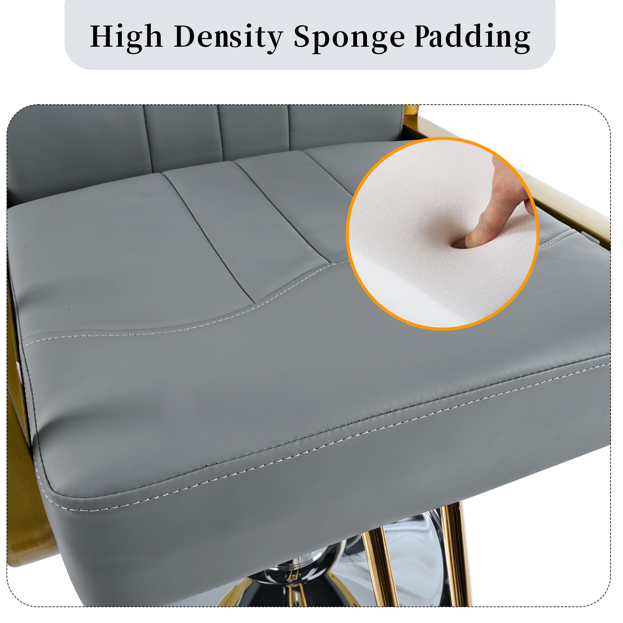 Premium Reclining Barber Chair Salon Chair For Hair Stylist With Heavy Duty Hydraulic Pump, 360° Rotation, Tattoo Chair Shampoo Beauty Salon Equipment, Max Load Weight 400 Lbs - Best Buy Furniture