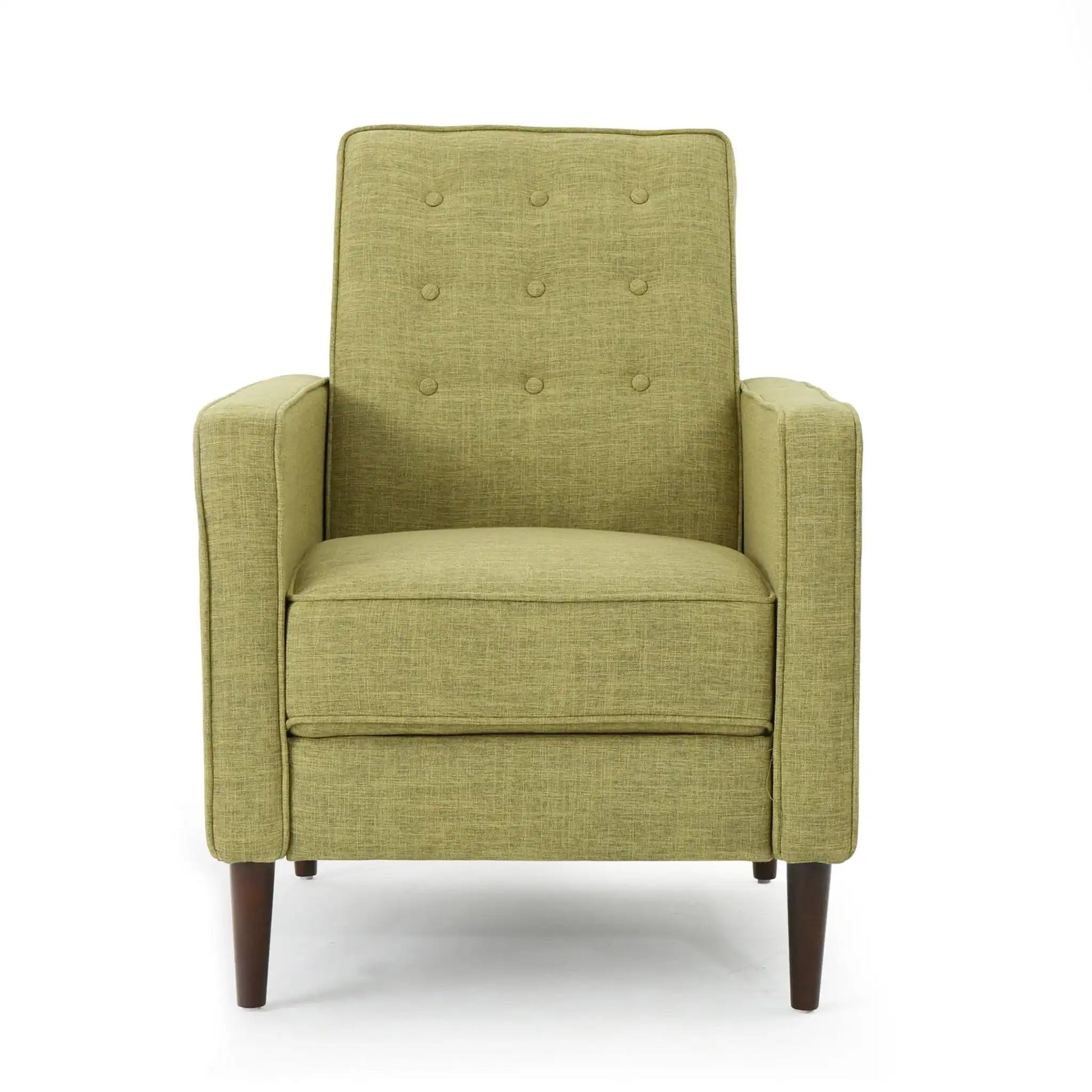 Mid-Century Modern Recliner With Button Tufted Waffle Stitch - Best Buy Furniture