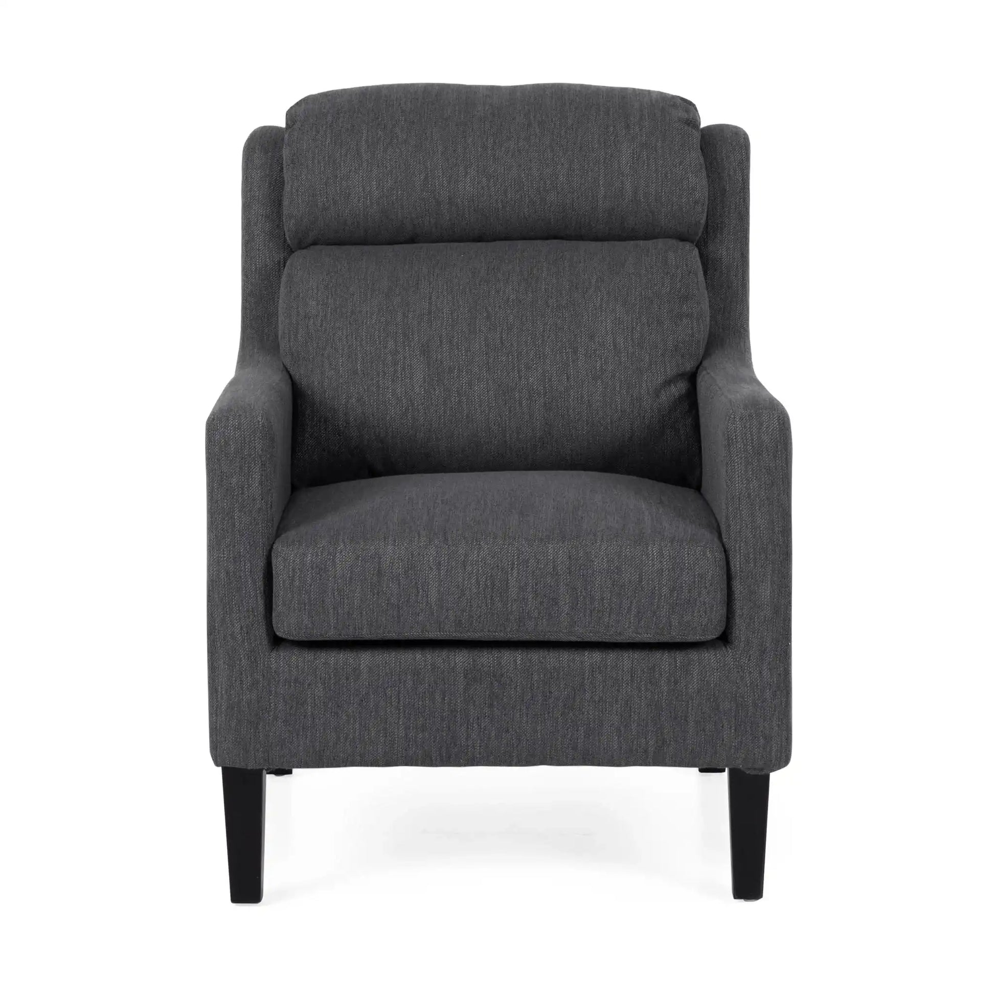 Contemporary Club Chair With Upholstered Fabric And Rubberwood Legs - Best Buy Furniture