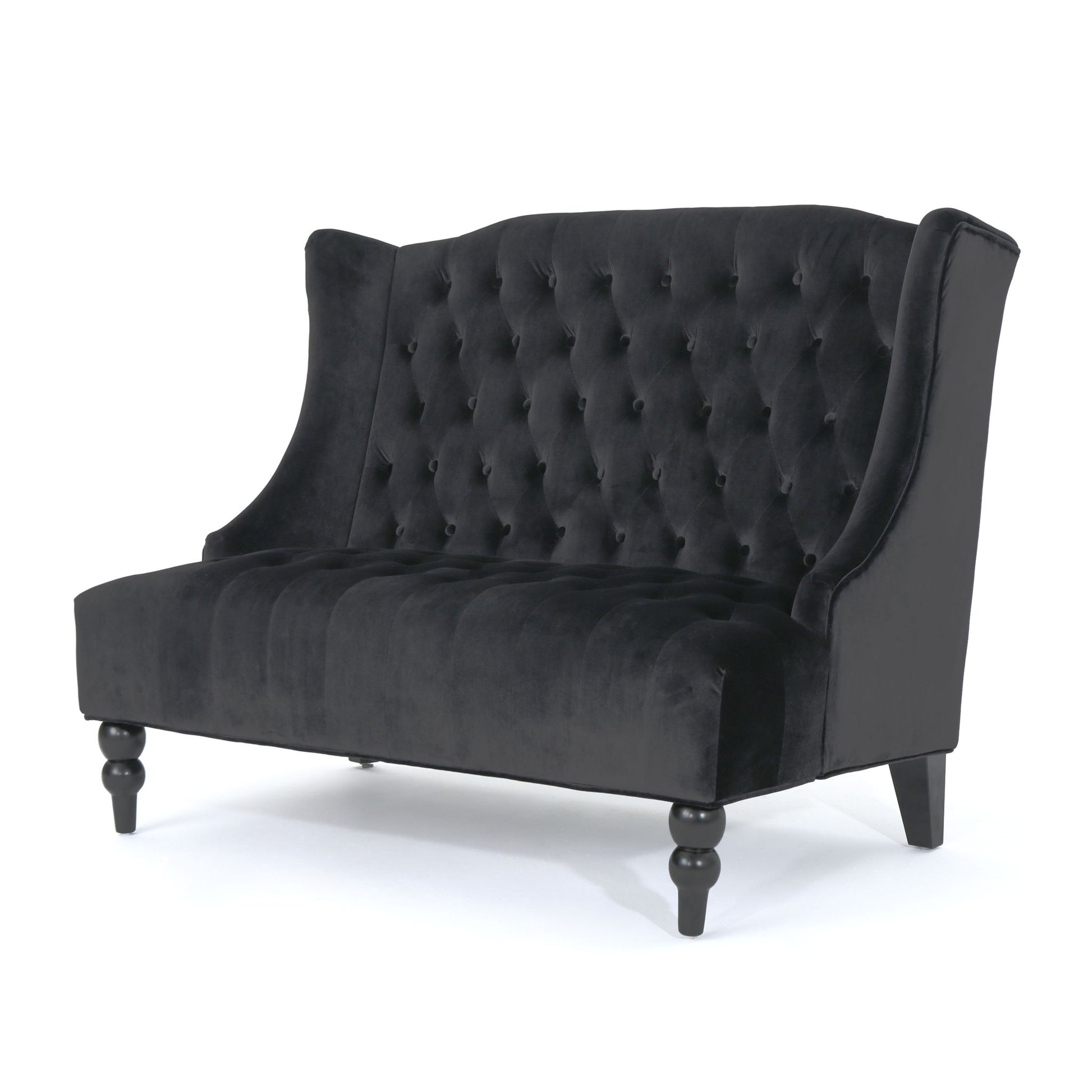 Nurturing - Upholstered Loveseat With Wing Back And Diamond Tufting - Best Buy Furniture