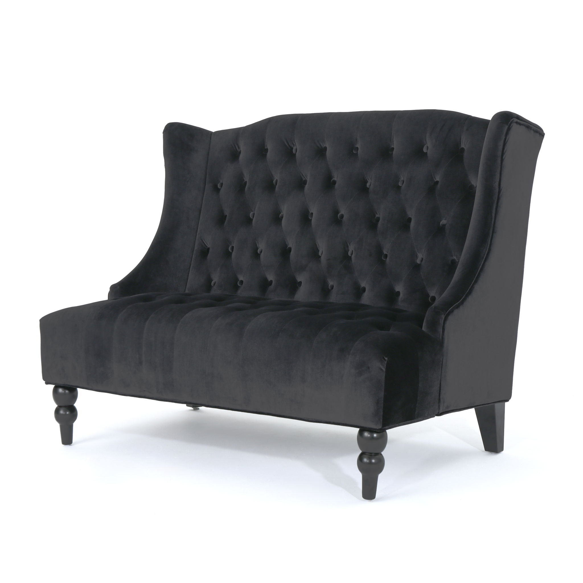 Nurturing - Upholstered Loveseat With Wing Back And Diamond Tufting - Best Buy Furniture