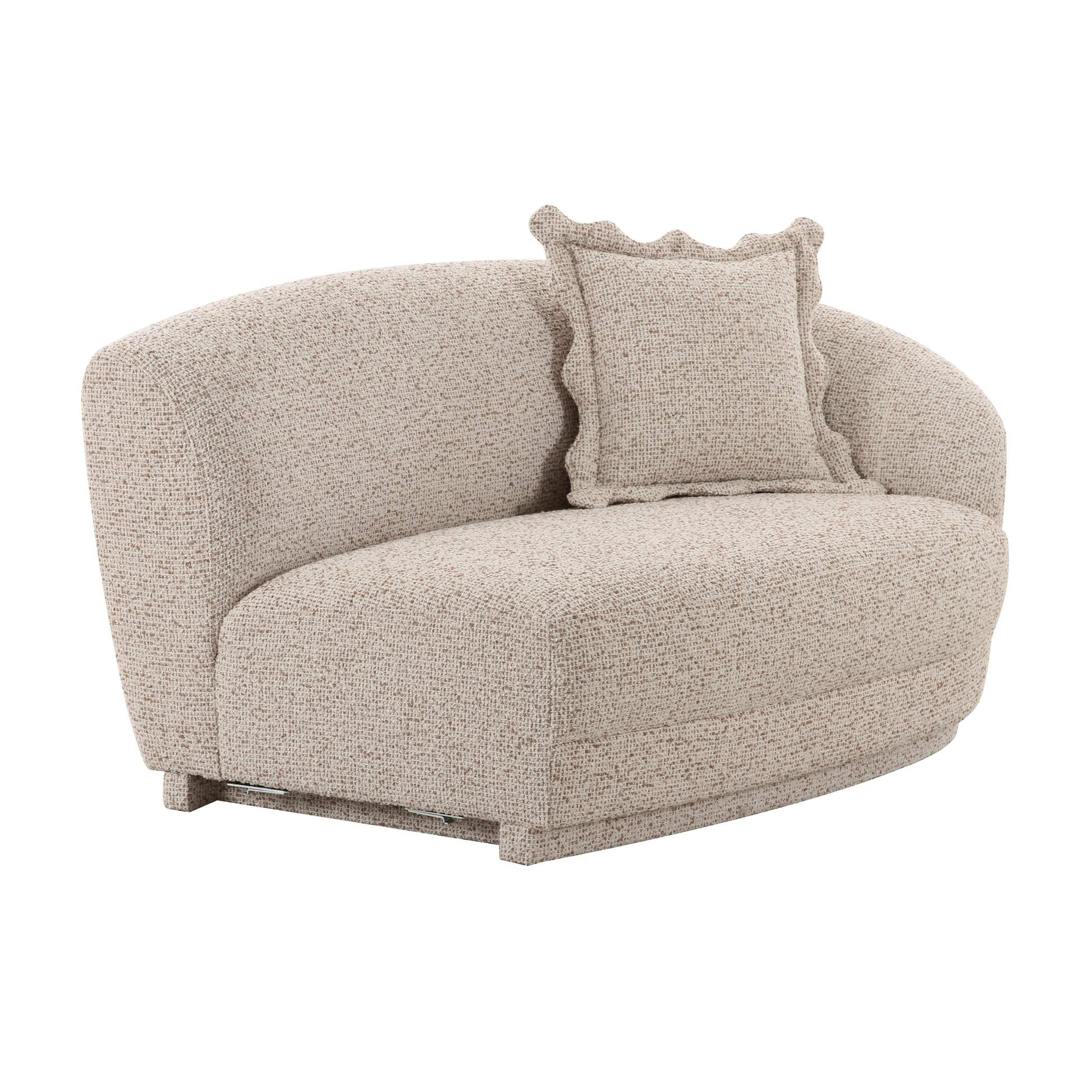 Marion - Textured Boucle Loveseat - Best Buy Furniture