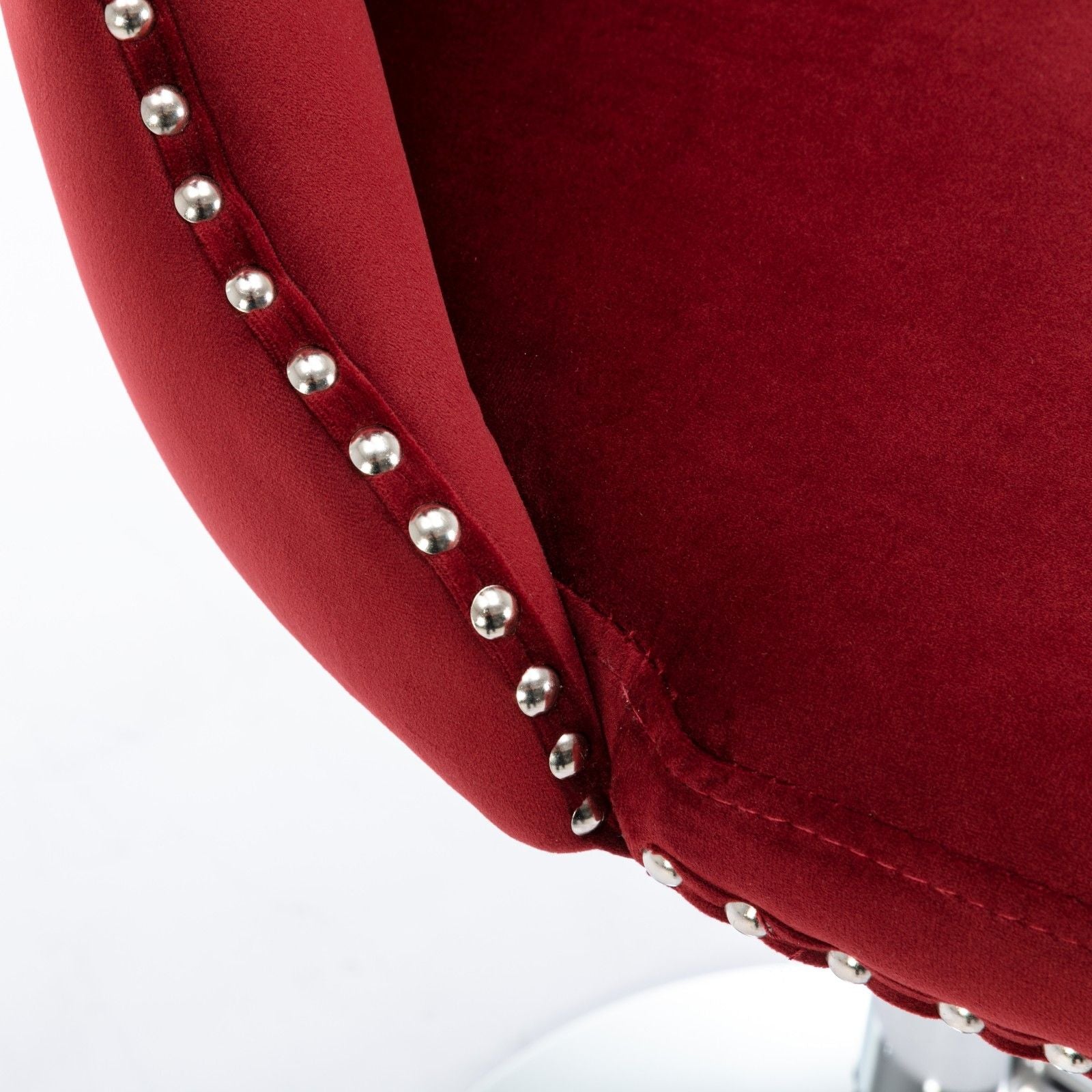 Swivel Velvet Barstools Adjusatble Seat Height From 25-33", Modern Upholstered Chrome Base Bar Stools With Backs Comfortable Tufted For Home Pub And Kitchen Island (Set of 2) - Best Buy Furniture