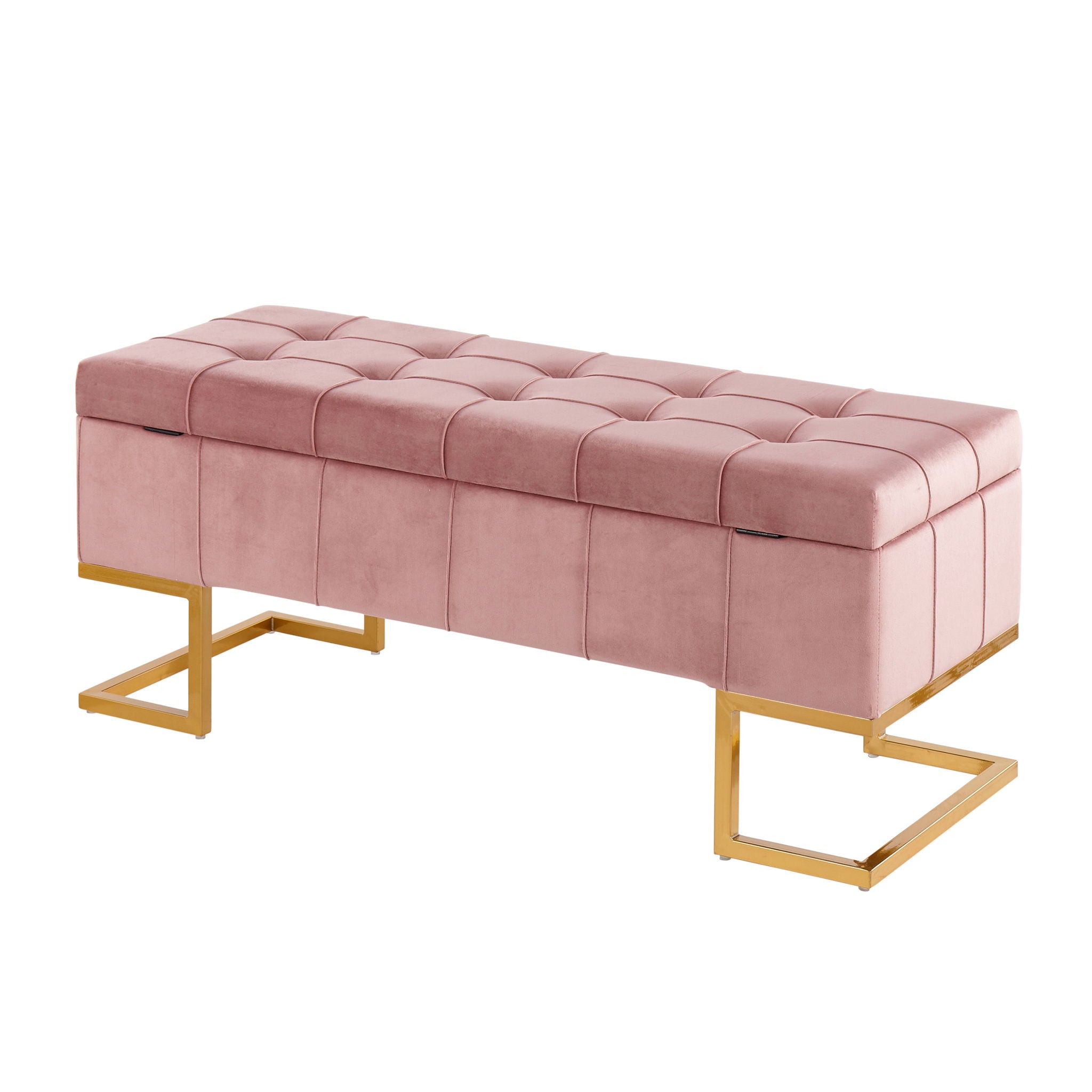 Midas - Contemporary / Glam Storage Bench - Best Buy Furniture