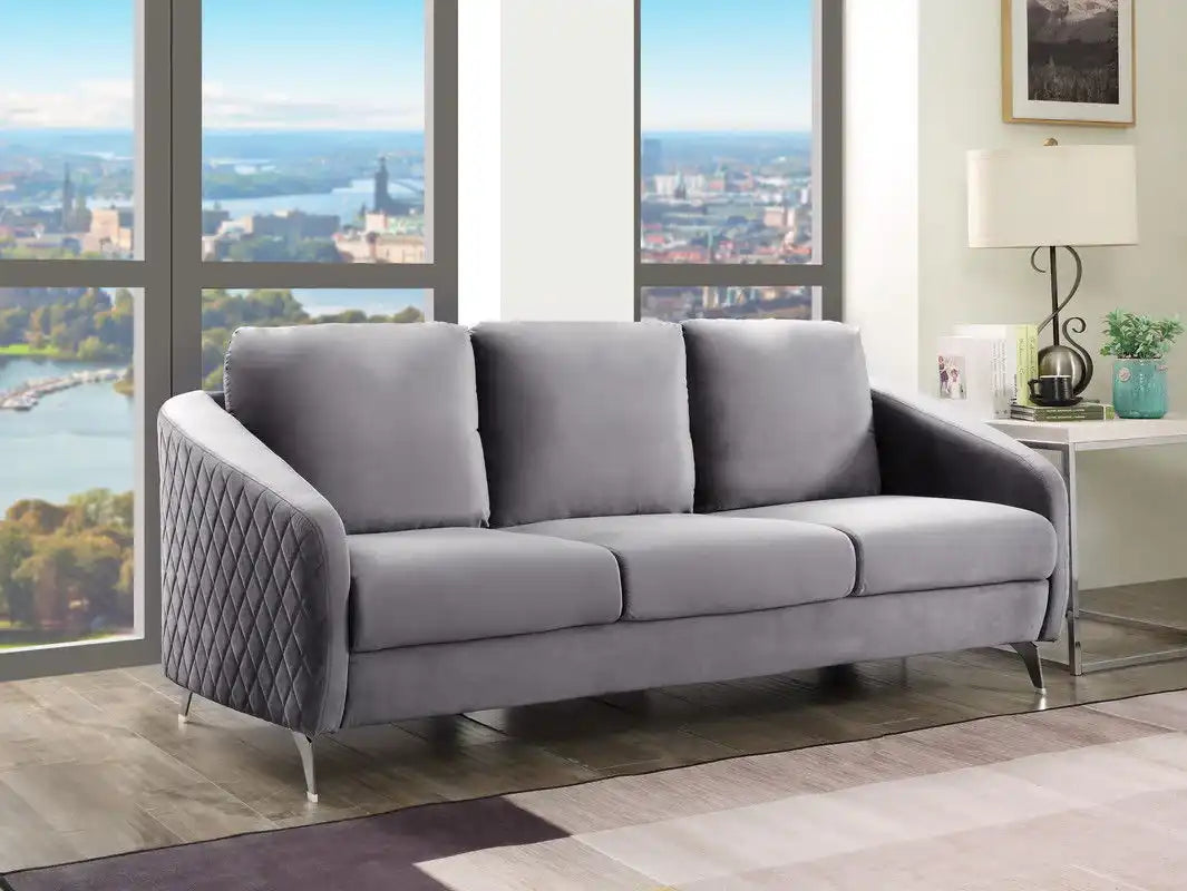 Sofia - Velvet Modern Chic Sofa Couch - Best Buy Furniture