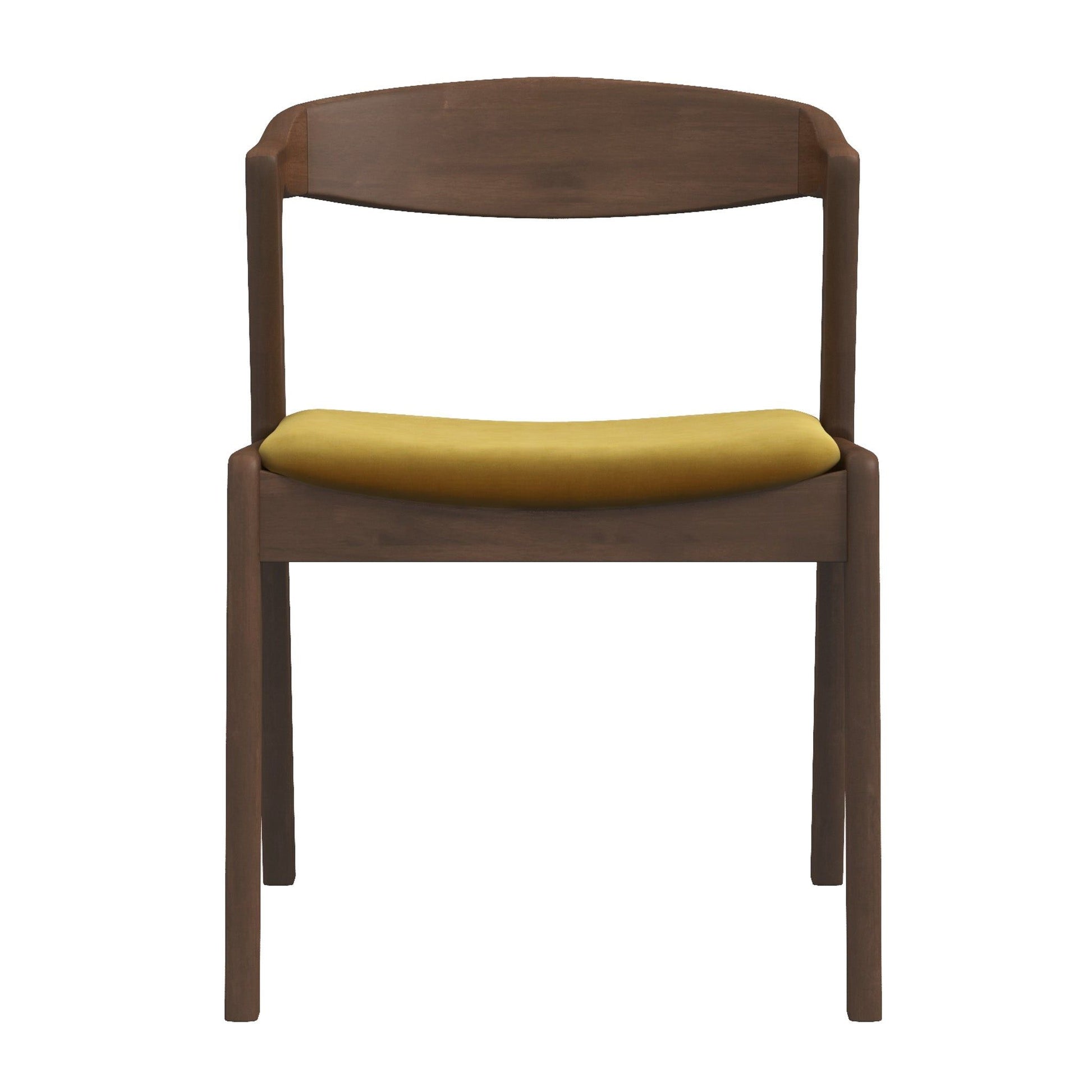 Dakota - Mid-Century Modern Velvet Dining Chair (Set of 2) - Best Buy Furniture