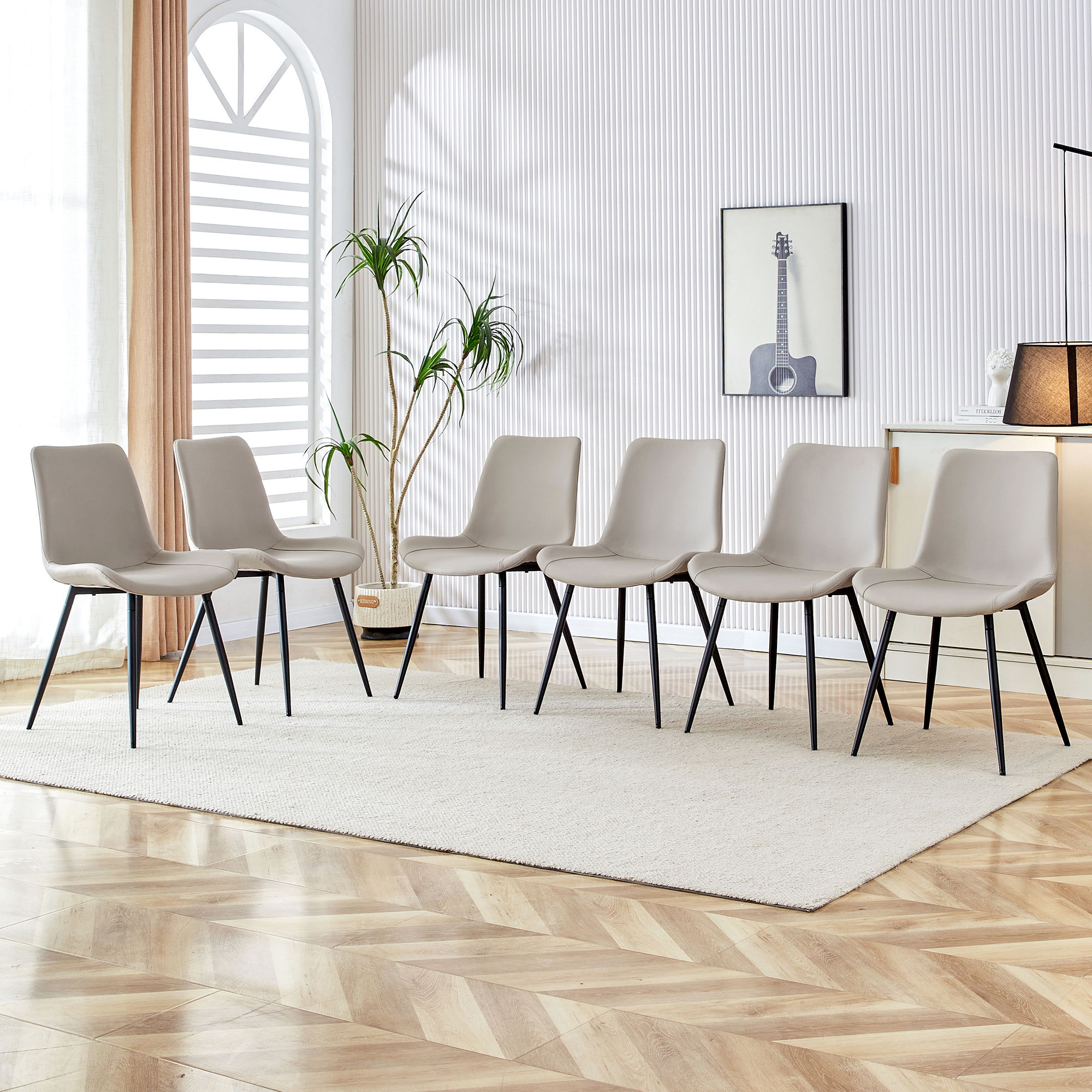 Modern Medieval Style Restaurant Cushioned Chairs With Suede Backrests - Best Buy Furniture