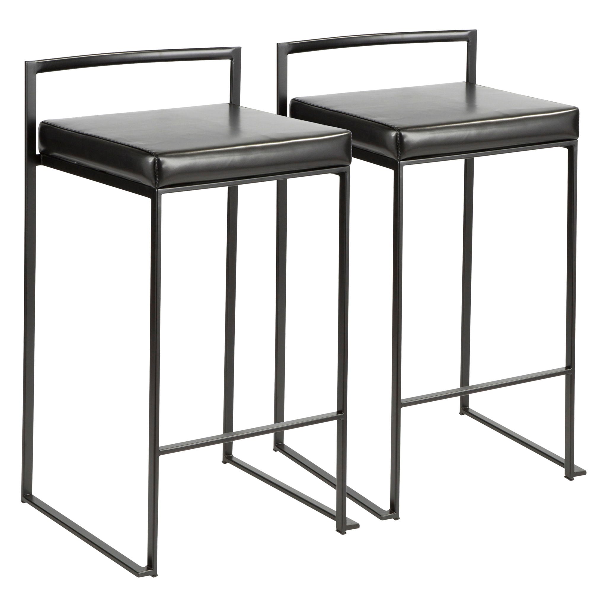 Fuji - Contemporary Style Stackable Counter Stool - Best Buy Furniture