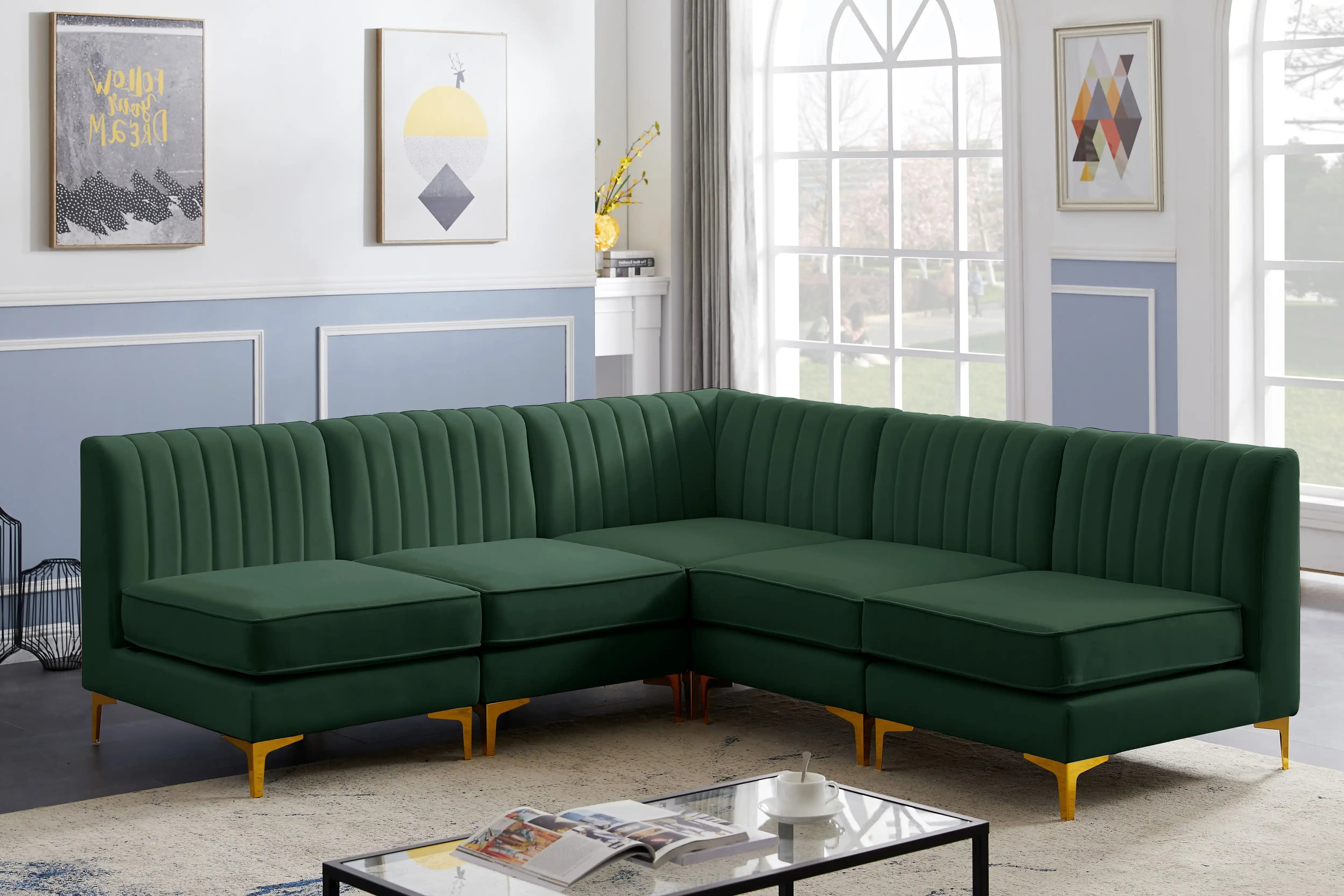 Alina - 5 Piece Armless Sectional - Best Buy Furniture