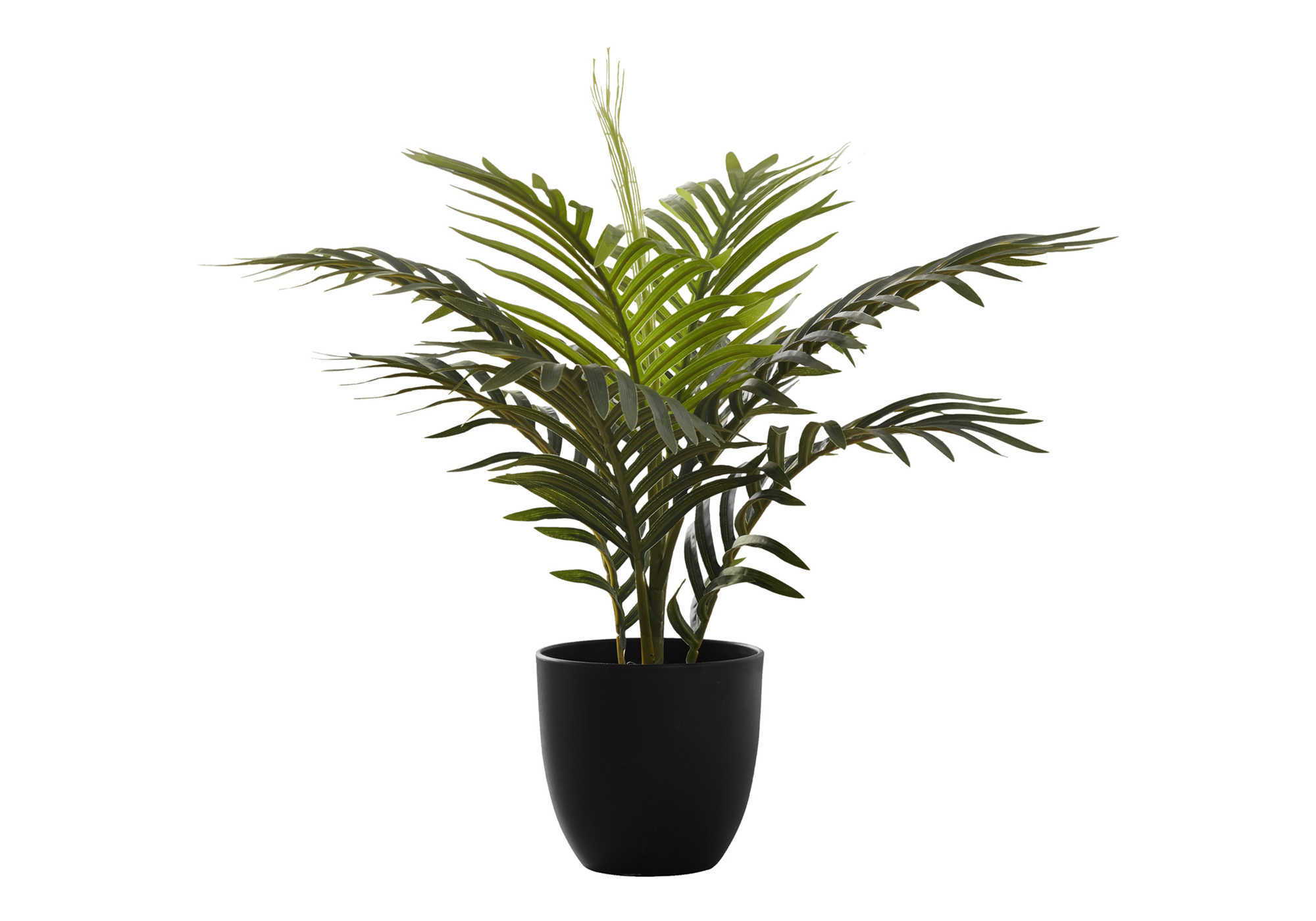 20" Tall, Artificial Plant, Palm, Indoor, Faux, Fake, Table, Greenery, Potted, Real Touch, Decorative - Green / Black - Best Buy Furniture